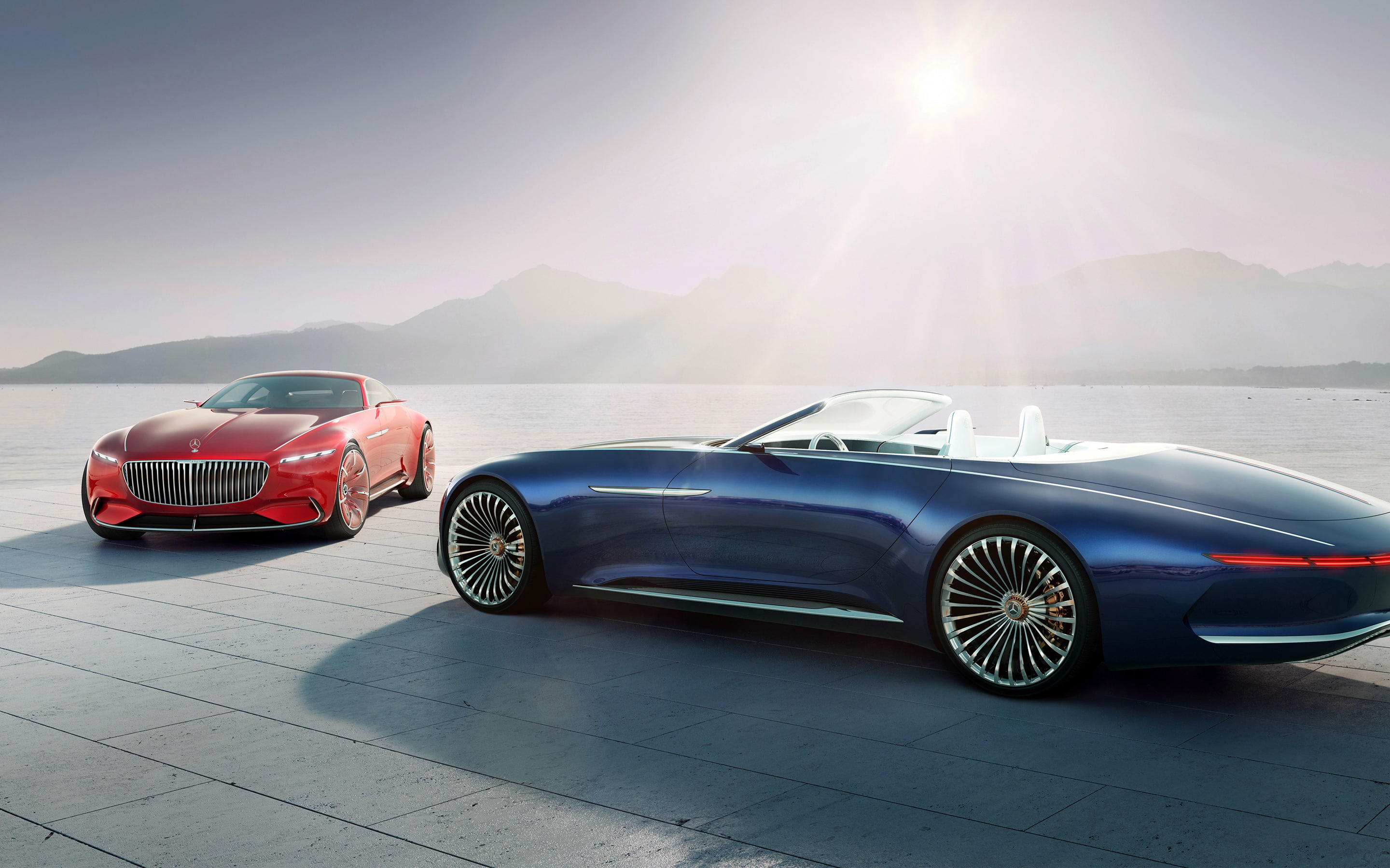 2K, Cabriolet, k, Coupe, Mercedes, Maybach, Vision, HD Wallpaper