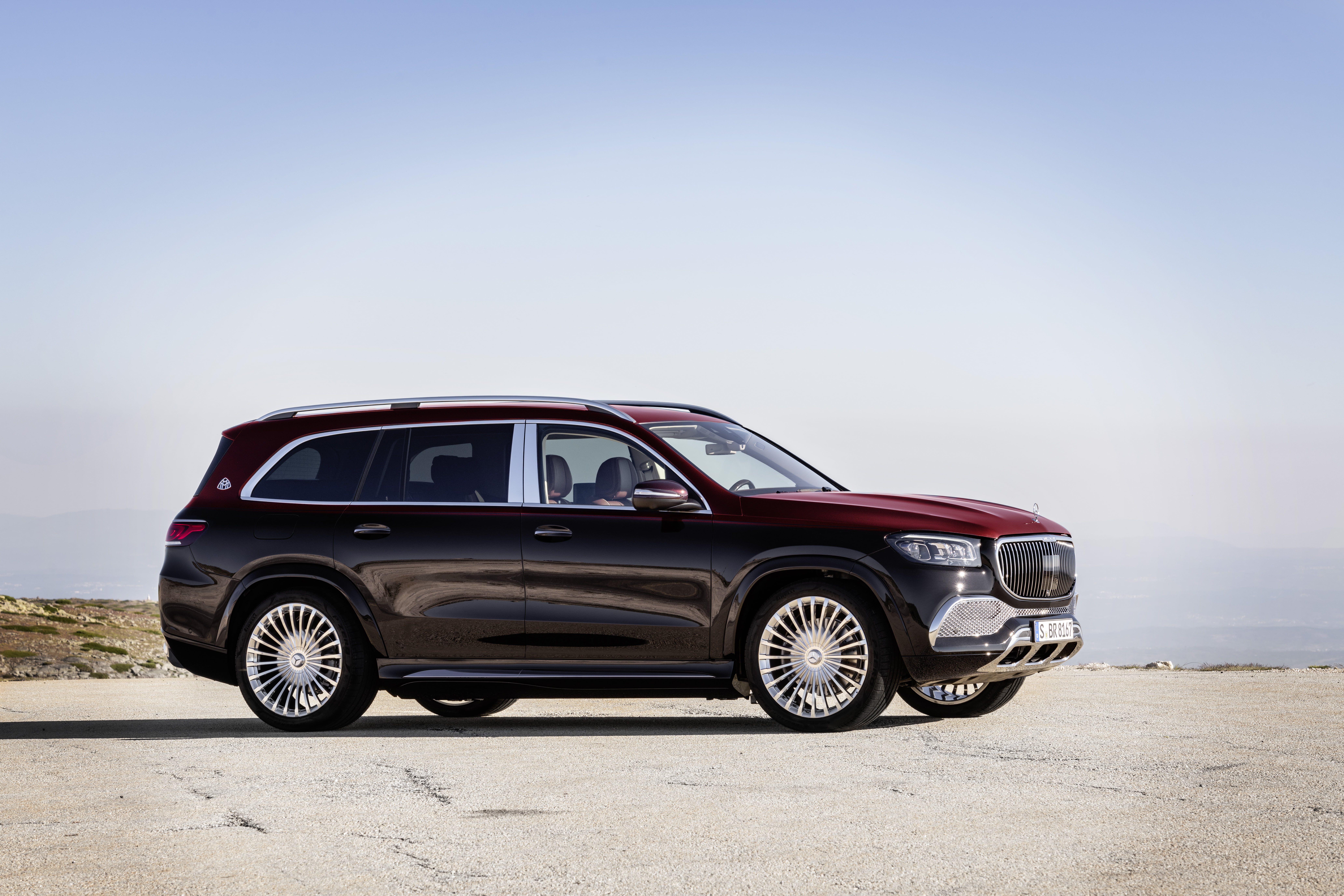 Luxury Car, Mercedes-Benz, Mercedes-Maybach GLS 600, SUV, Purple Car, 8K, Car, Vehicle, HD Wallpaper