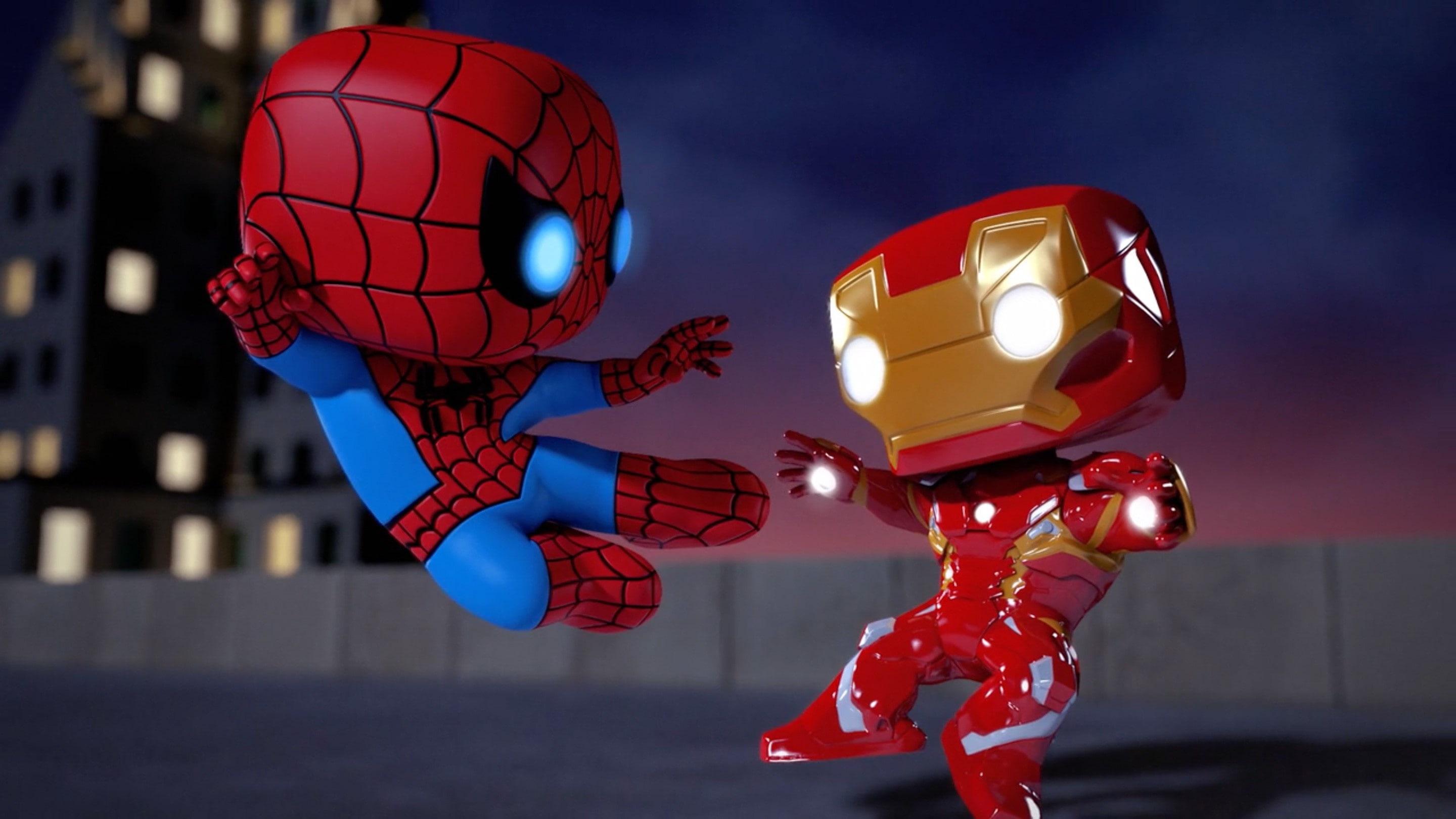 Marvel Comics, Spider-Man, Funko POP!, Iron Man, 2K, Comics, HD Wallpaper