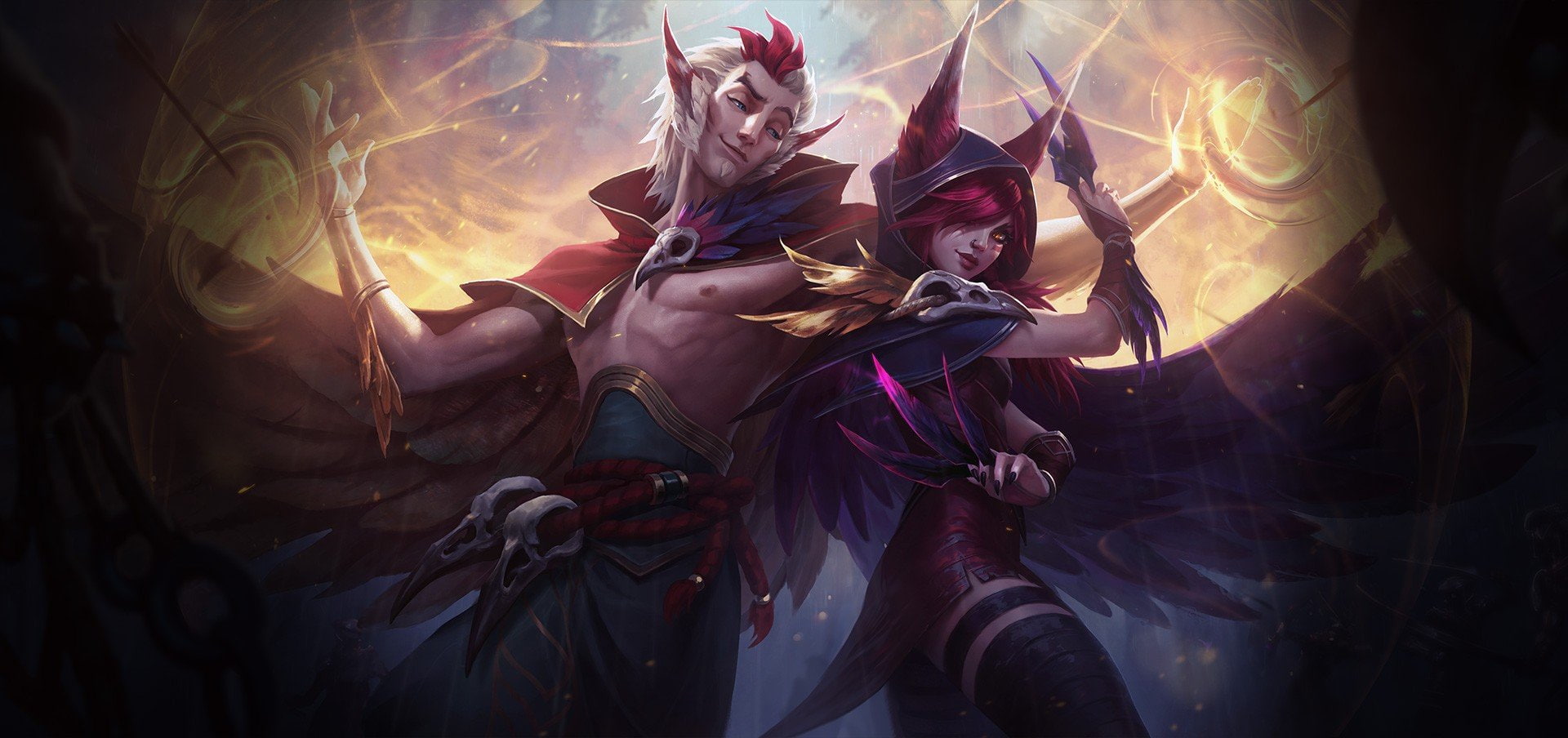 Rakan (League of Legends), 1080P, Xayah (League of Legends), League Of Legends, HD Wallpaper