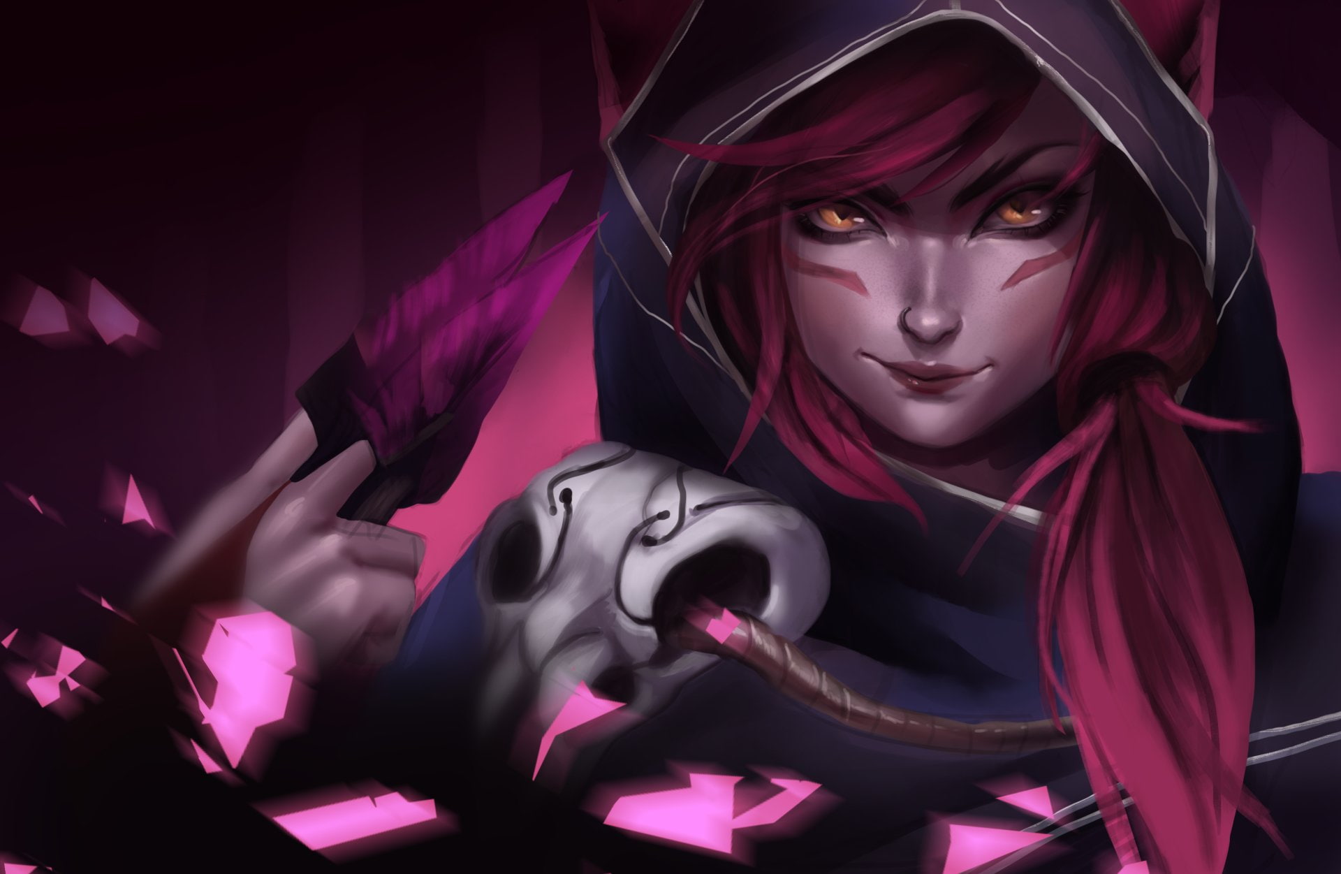 1080P, League Of Legends, Video Game, Xayah (League of Legends), HD Wallpaper