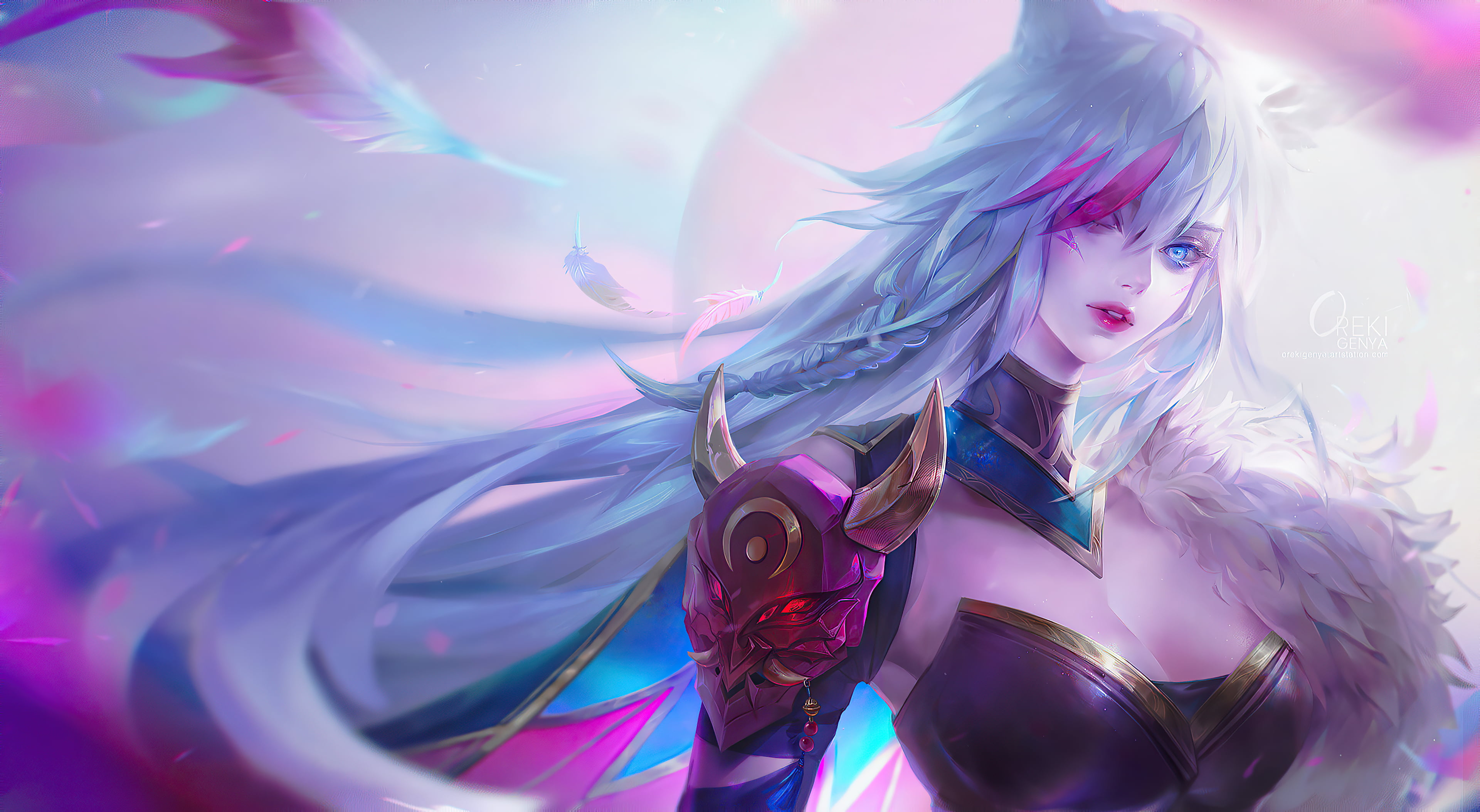 Xayah (League of Legends), League of Legends, 4K, HD Wallpaper