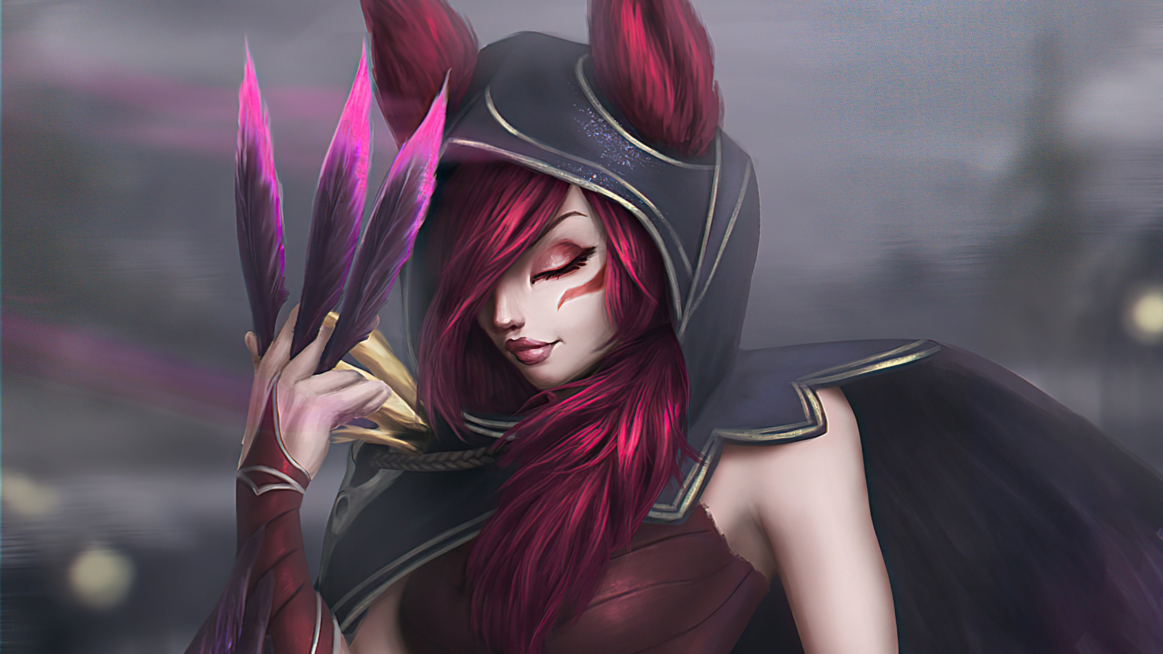4K, Xayah (League of Legends), League of Legends, HD Wallpaper