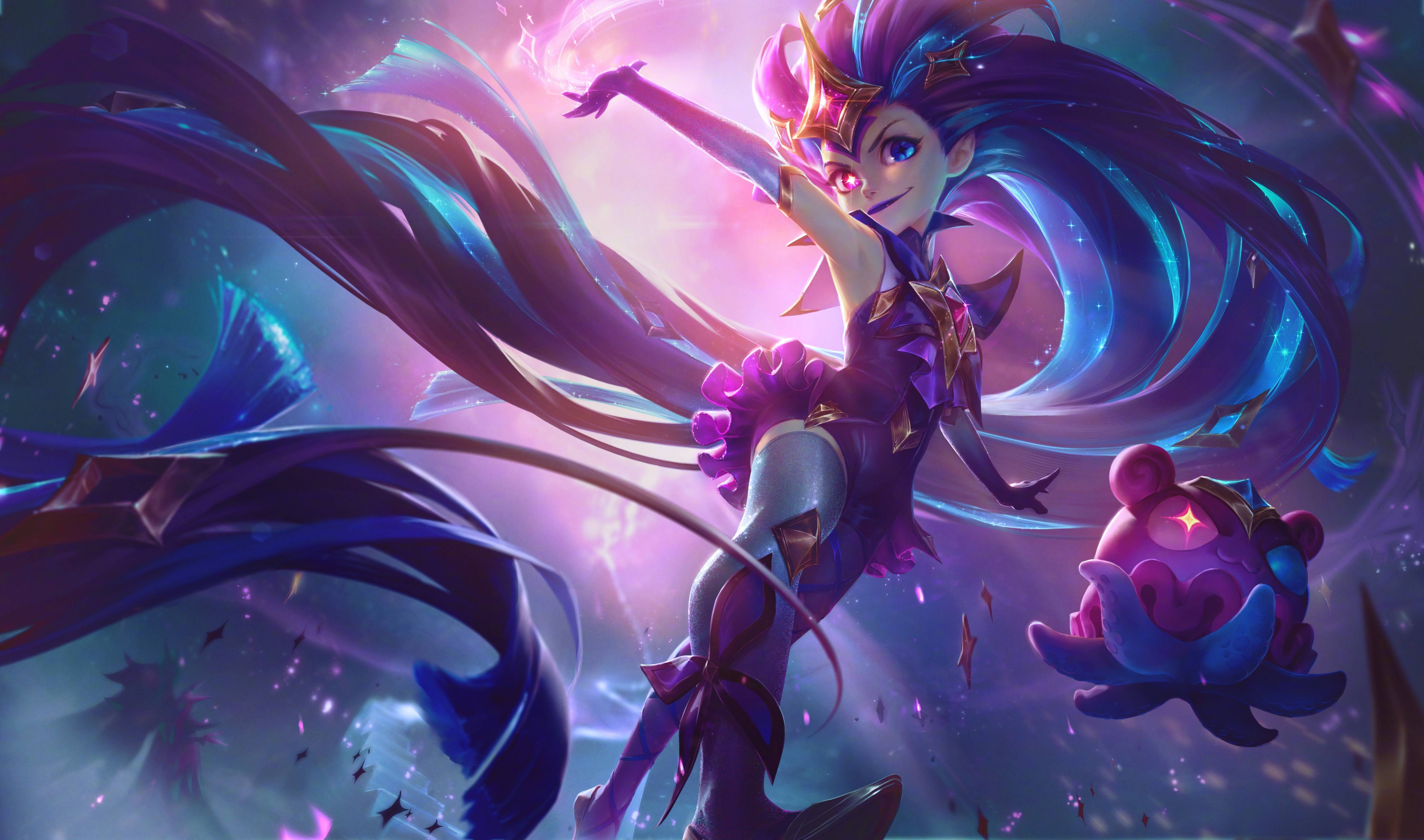 5K, League Of Legends, Video Game, Zoe (League of Legends), Heterochromia, HD Wallpaper