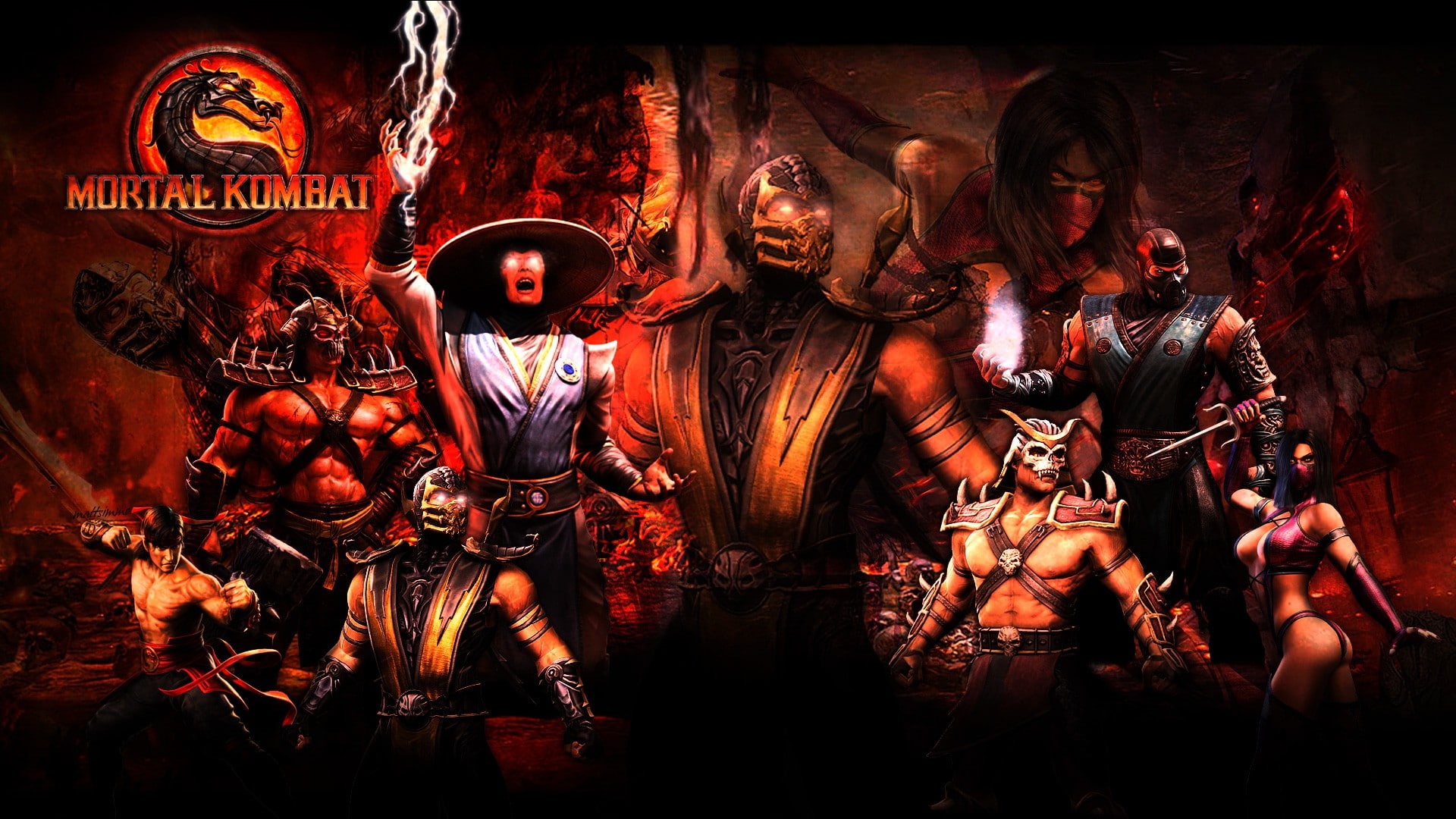 Mortal Kombat, Scorpion (character), Sub-Zero, 1080P, Raiden, HD Wallpaper