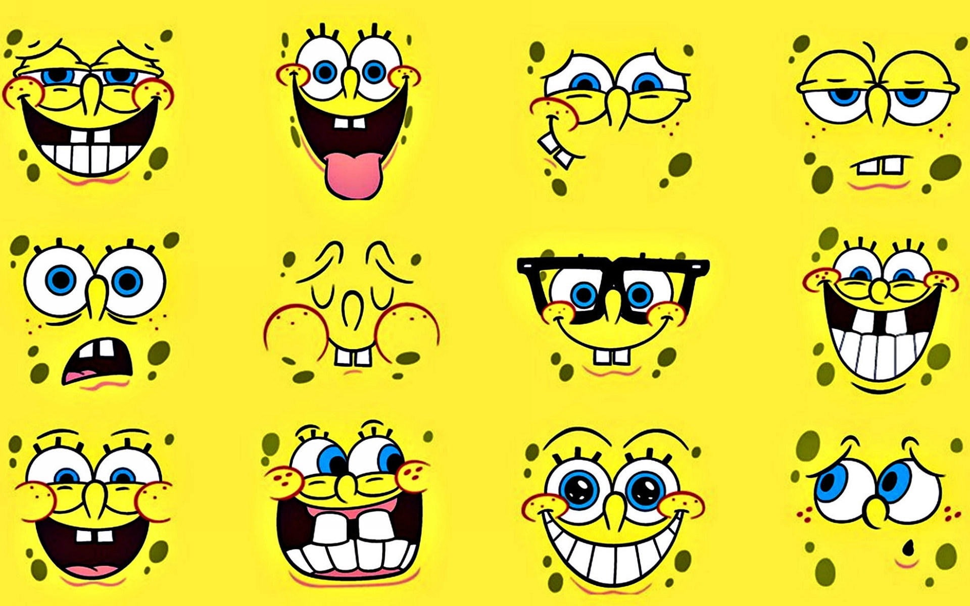 squarepants, cute, 1080P, faces, characters, wallpa, women, illustration, people, body part, design, desktop, nature, dairy product, spongebob, cartoon, HD Wallpaper