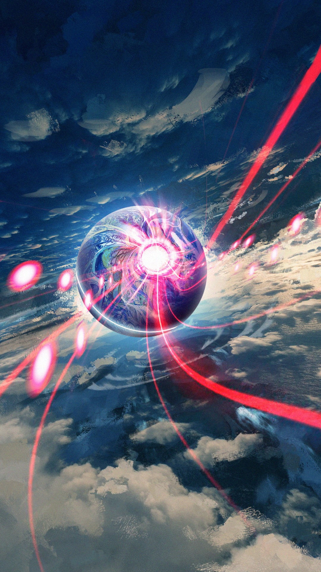 1080P, ozma, character design, Guillaume Hochart, planet, Final Fantasy IX, Phone HD Wallpaper