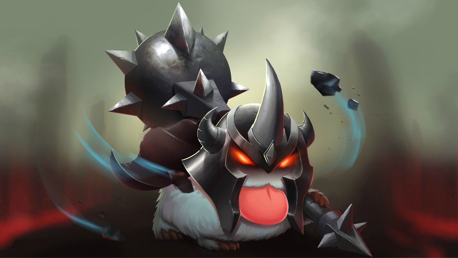 Mordekaiser (League Of Legends), animal representation, Poro, craft, vertebrate, representation, animal themes, animals in the wild, bird, animal wildlife, HD Wallpaper