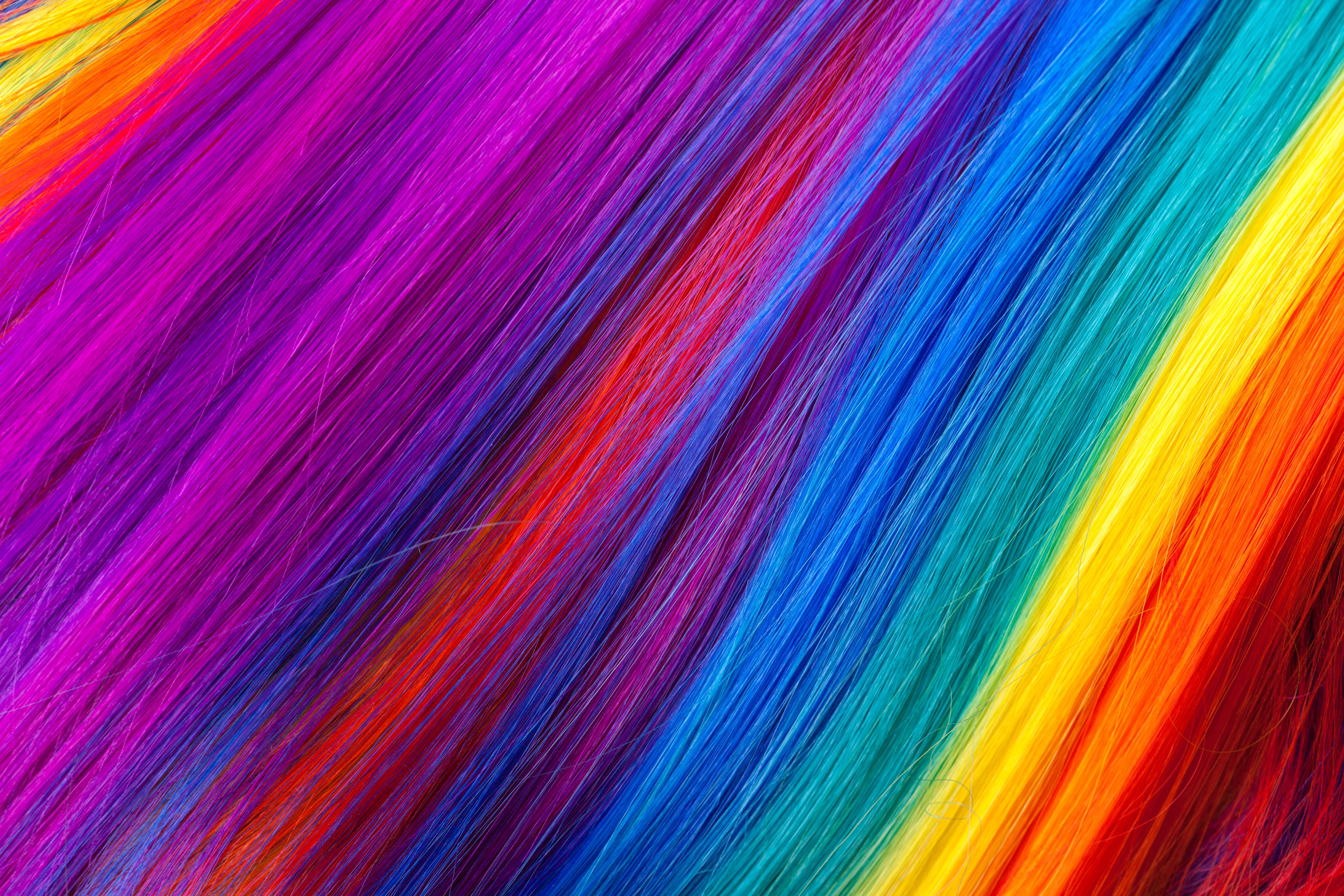 abstract, mixing, red, texture, variation, purple, multicolored, rainbow, backgrounds, black background, choice, 5K, vitality, hair, colors, indoors, wig, HD Wallpaper
