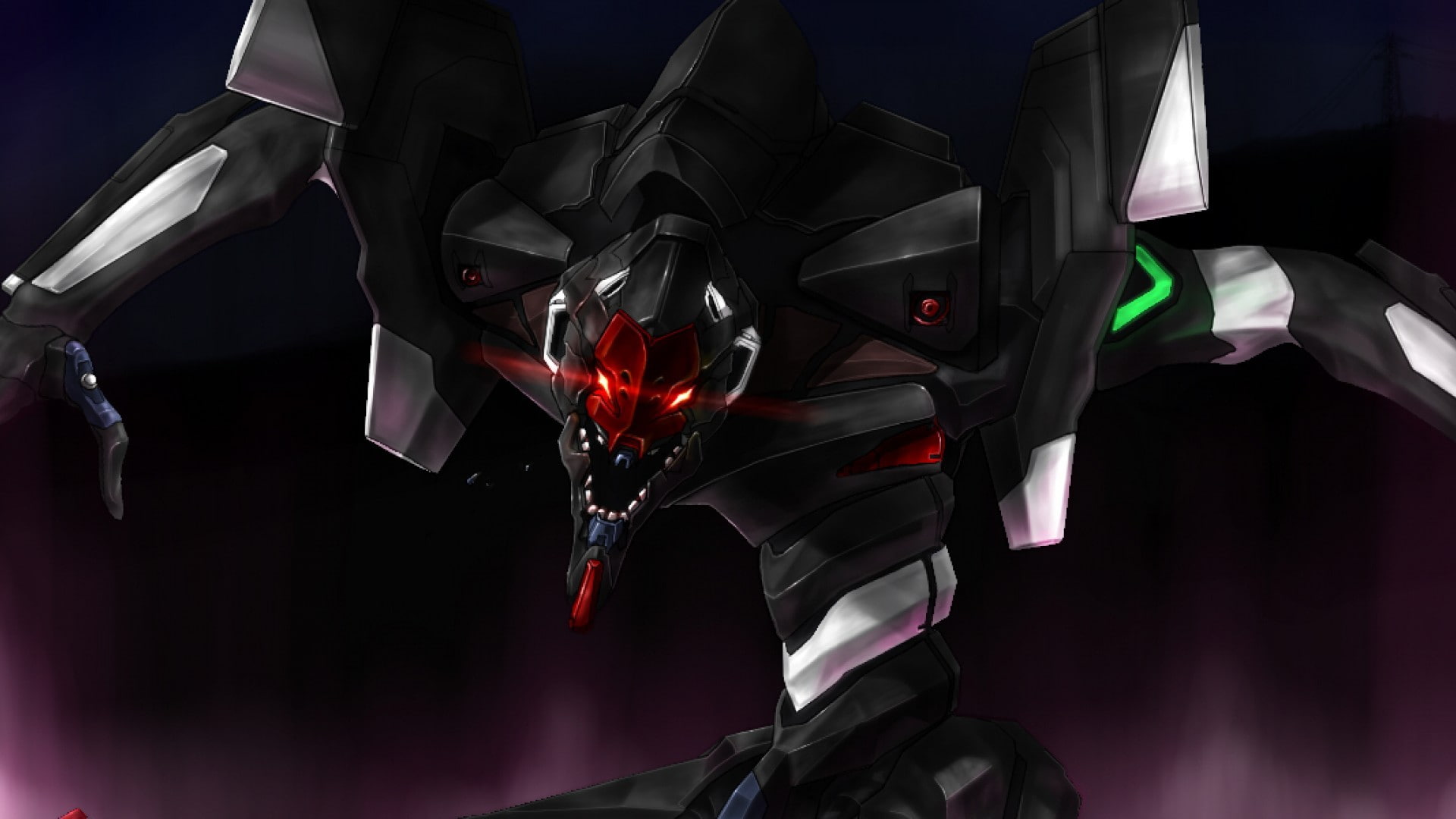 black, EVA Unit 03, Neon Genesis Evangelion, anime, 1080P, HD Wallpaper