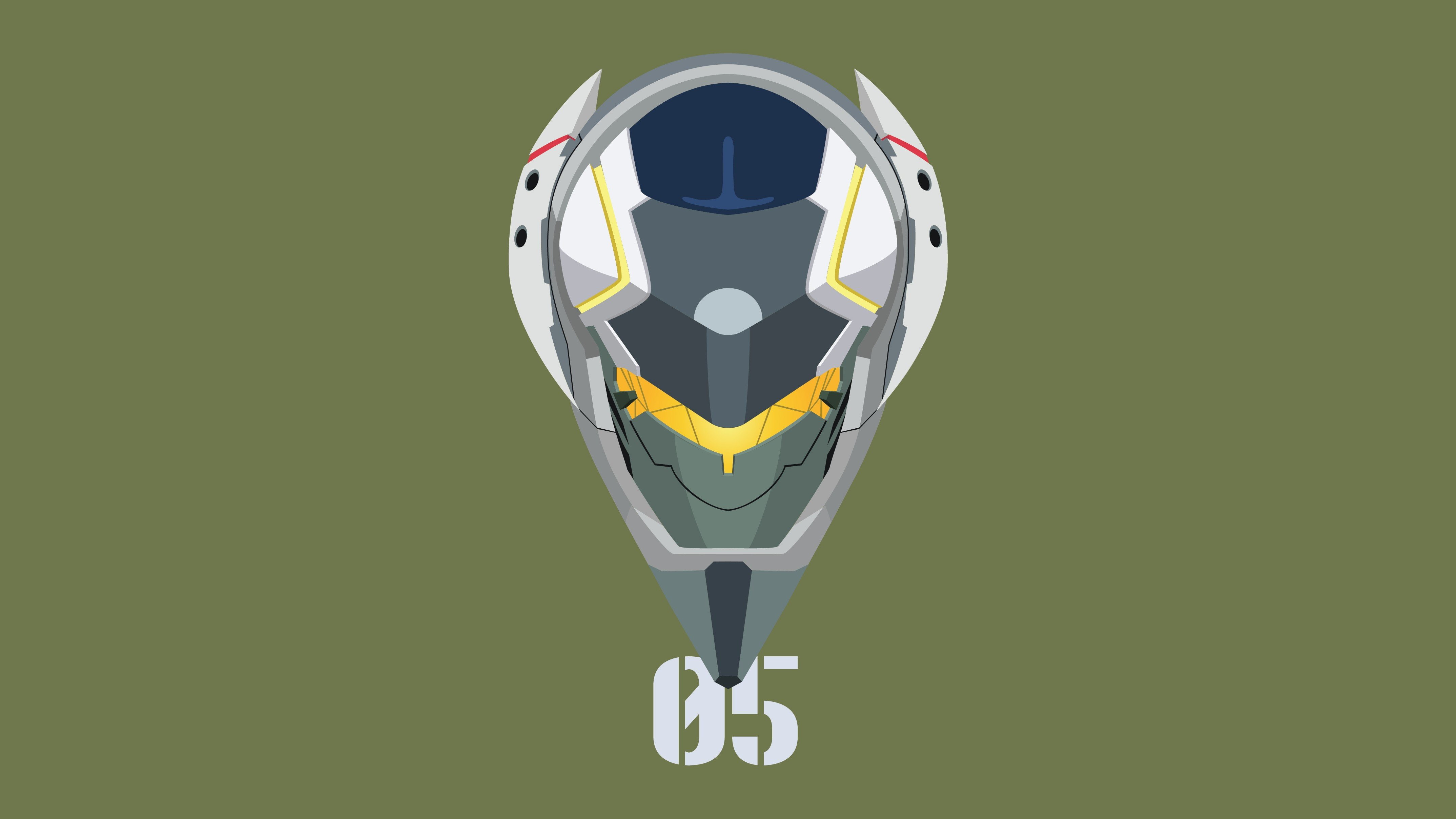 Neon Genesis Evangelion, minimalism, 4K, mech, EVA Unit 05, HD Wallpaper