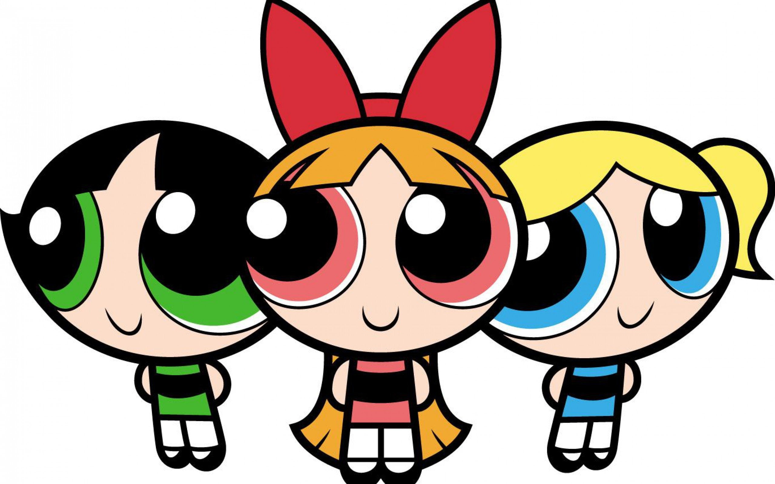 carttoon, powerpuff, girls, family, 2K, HD Wallpaper