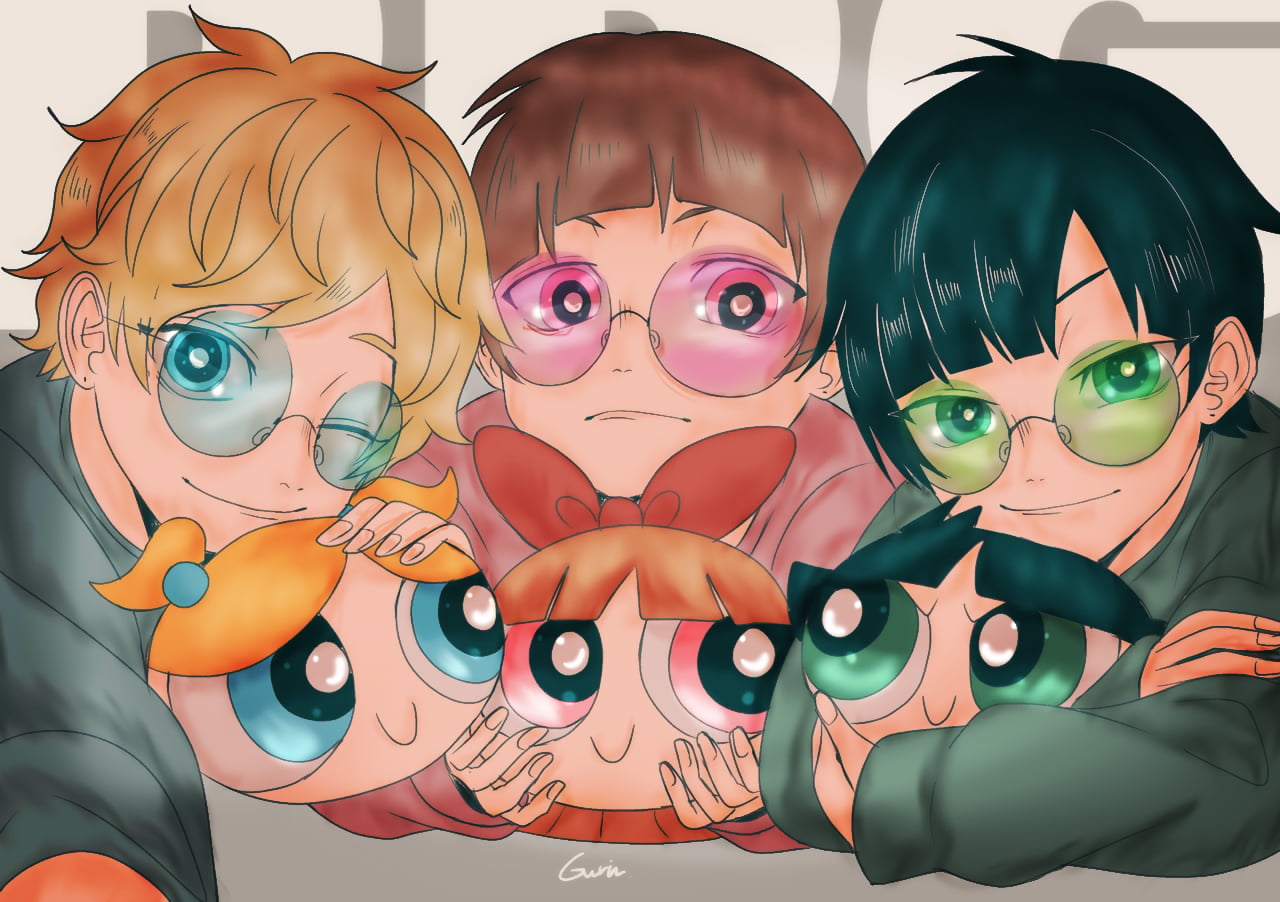 anime, Powerpuff Girls, 720P, Buttercup, animado, anime boys, blossom, bubbles, anime girls, HD Wallpaper