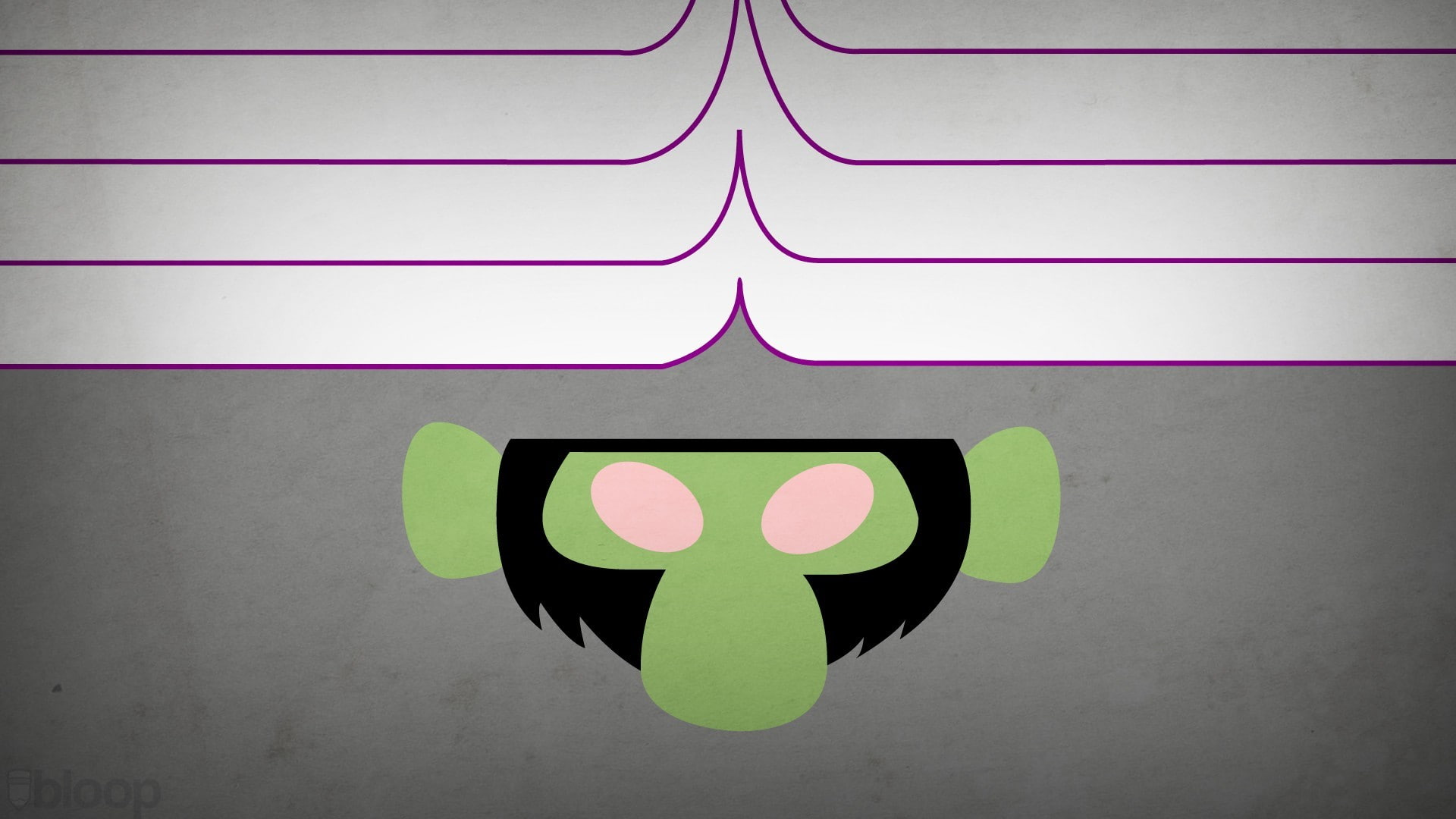Powerpuff Girls, monkey, villains, minimalism, Mojo Jojo, 1080P, Blo0p, HD Wallpaper