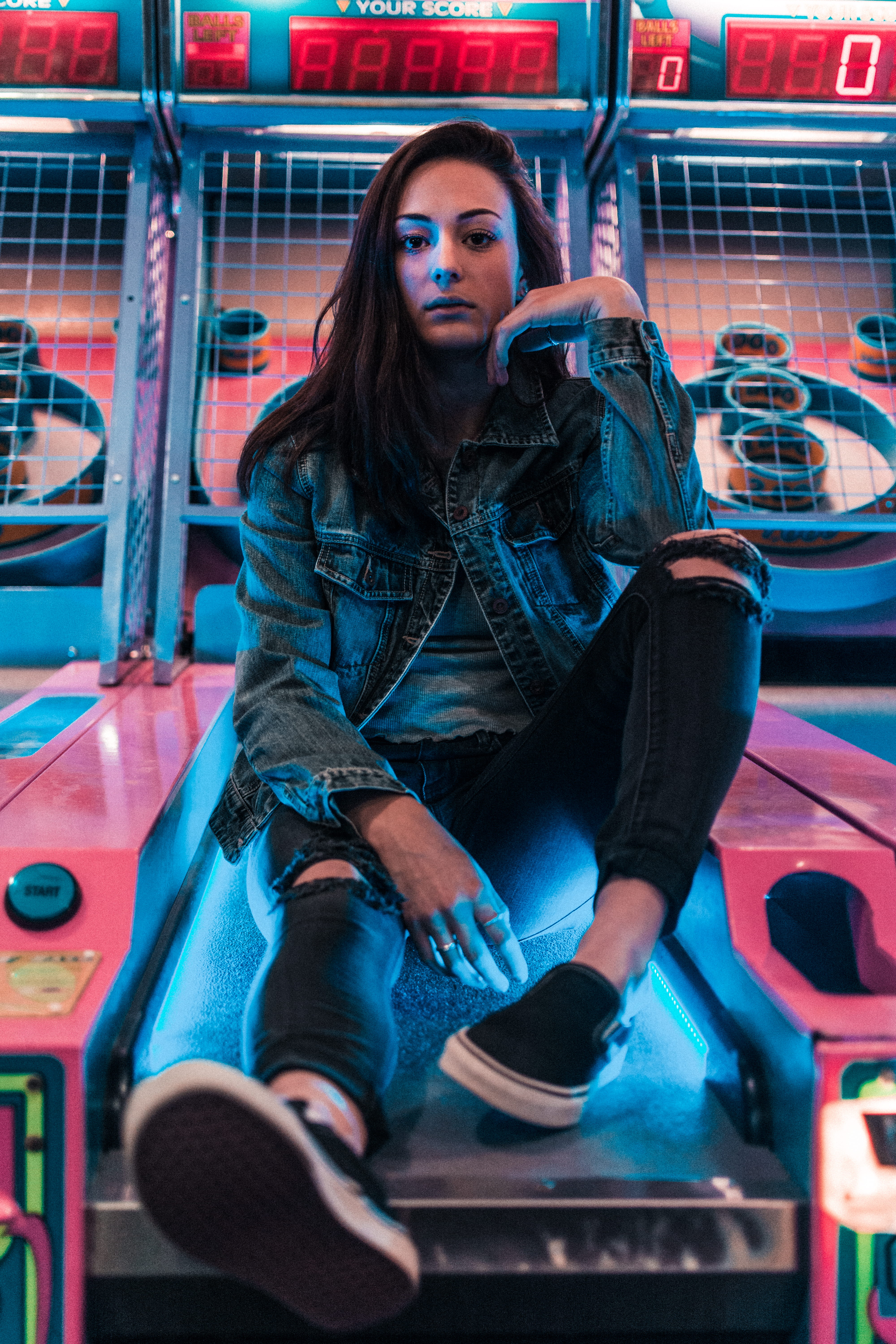 women, real people, hoop, hair, one person, young adult, three quarter length, long hair, looking at camera, cabinet, hairstyle, mode of transportation, Phone HD Wallpaper