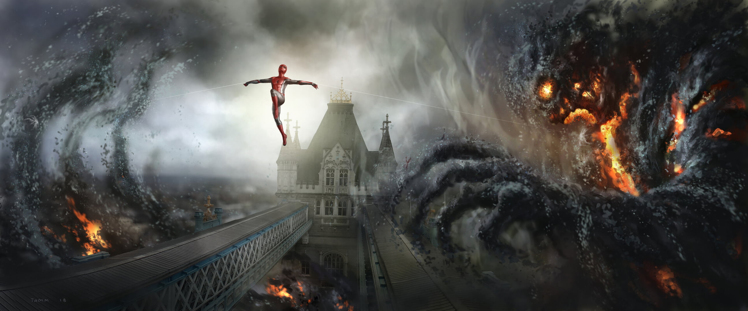 Spider-Man: Far From Home, Marvel Comics, 2K, Spider-Man, HD Wallpaper