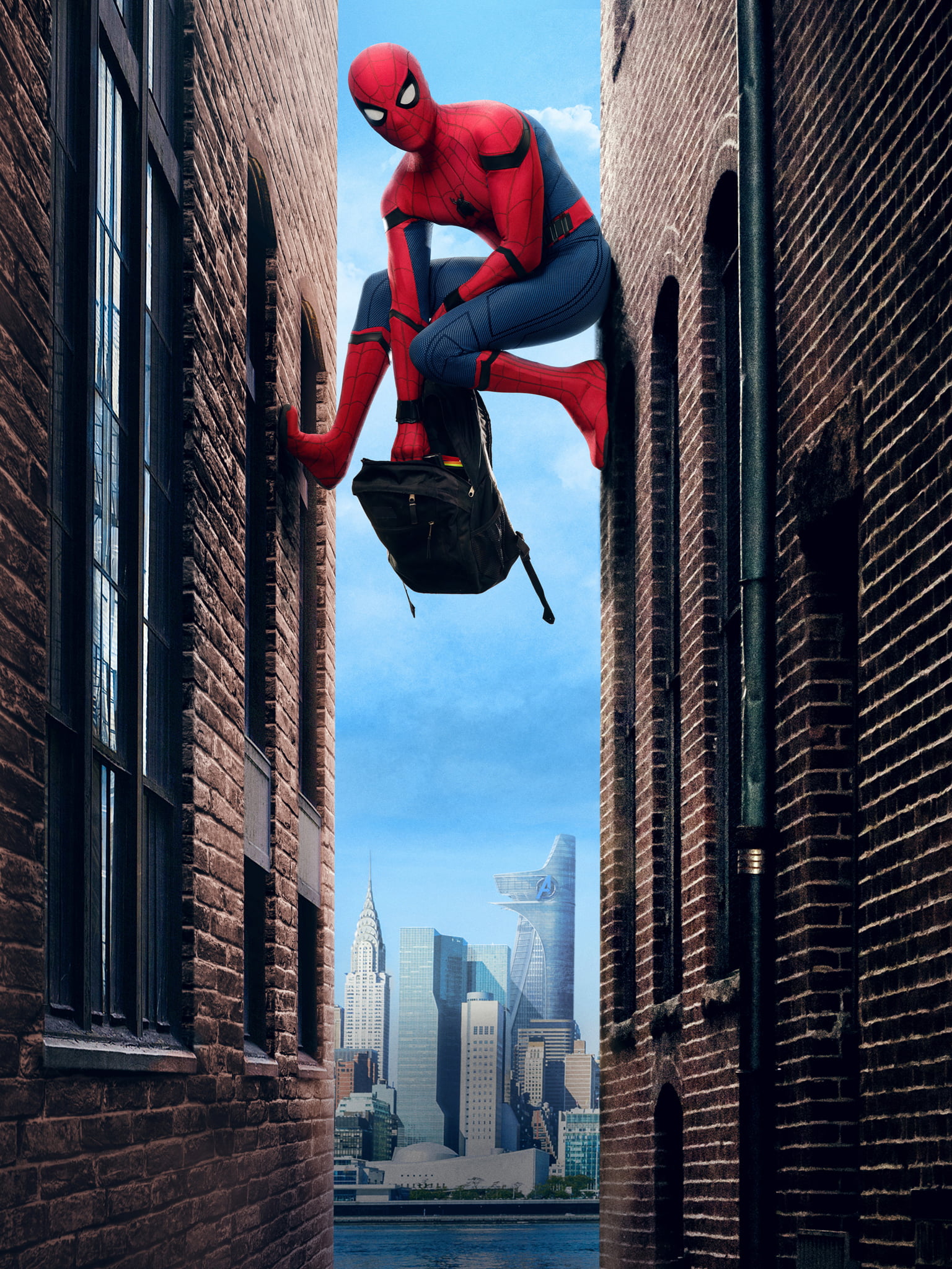 superhero, movies, Spider-Man, Peter Parker, 1080P, Spider-Man Homecoming (Movie), Phone HD Wallpaper