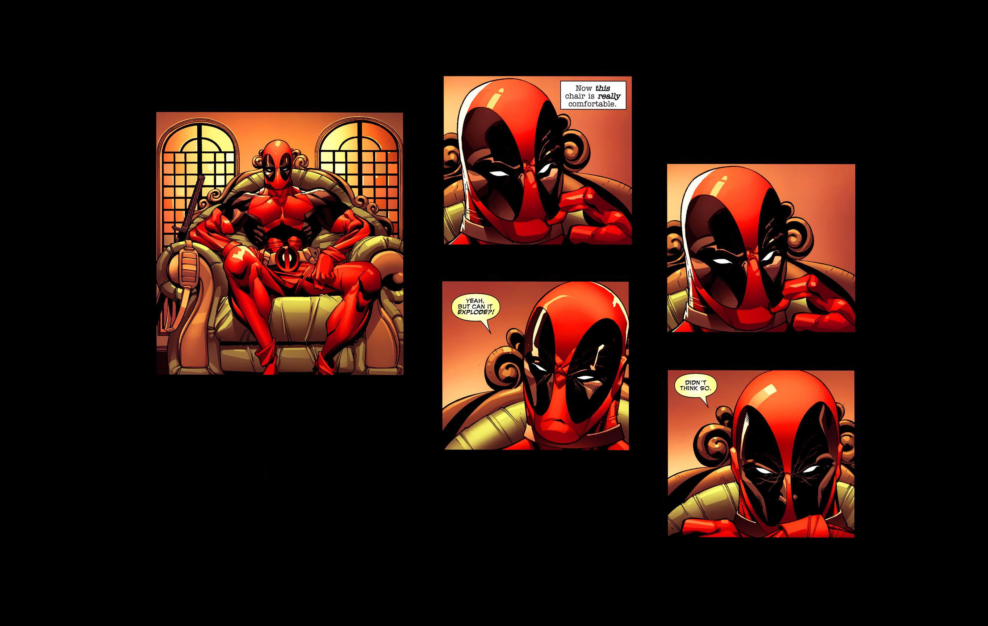 anti hero, marvel, mercenary, comics, deadpool, wilson, winston, wade, 2K, HD Wallpaper