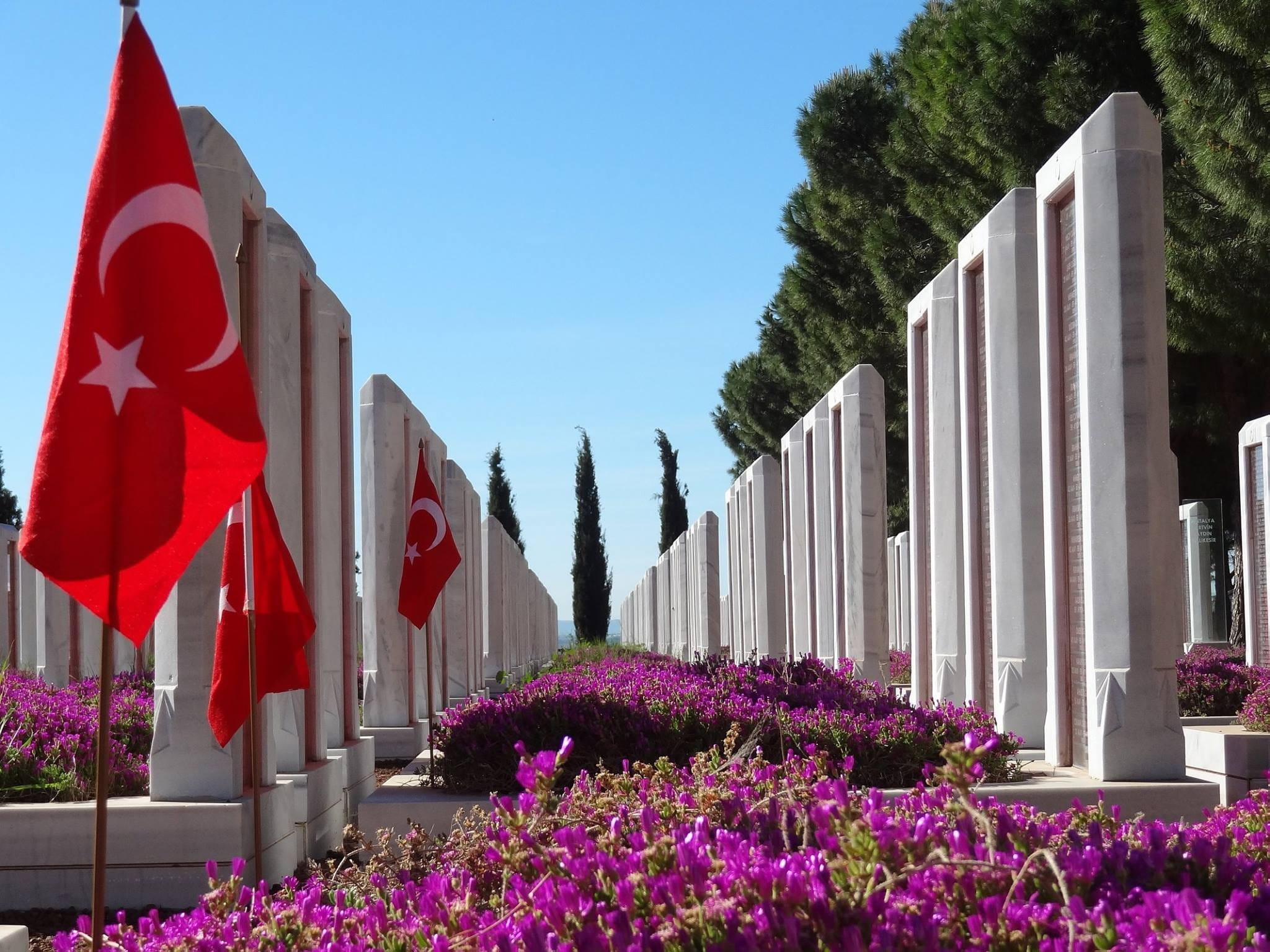 garden, star, National, 1080P, Symbol, flag, national, growth, flower, culture, sky, sign, Turkish, symbolic, traditional, istanbul, clear sky, tree, architectural column, HD Wallpaper