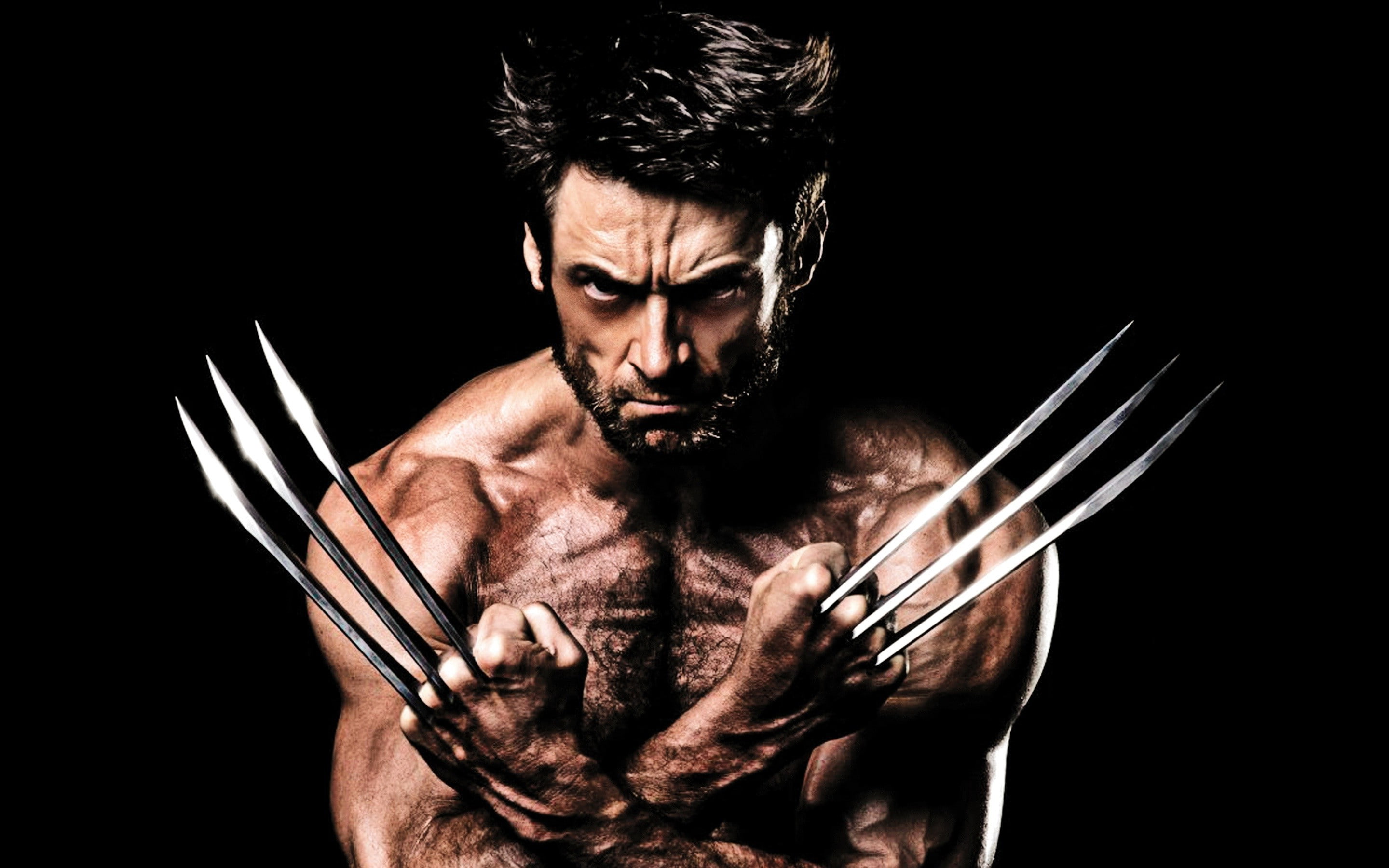 hugh jackman wolverine x men adamantium claws, 2K, HD Wallpaper
