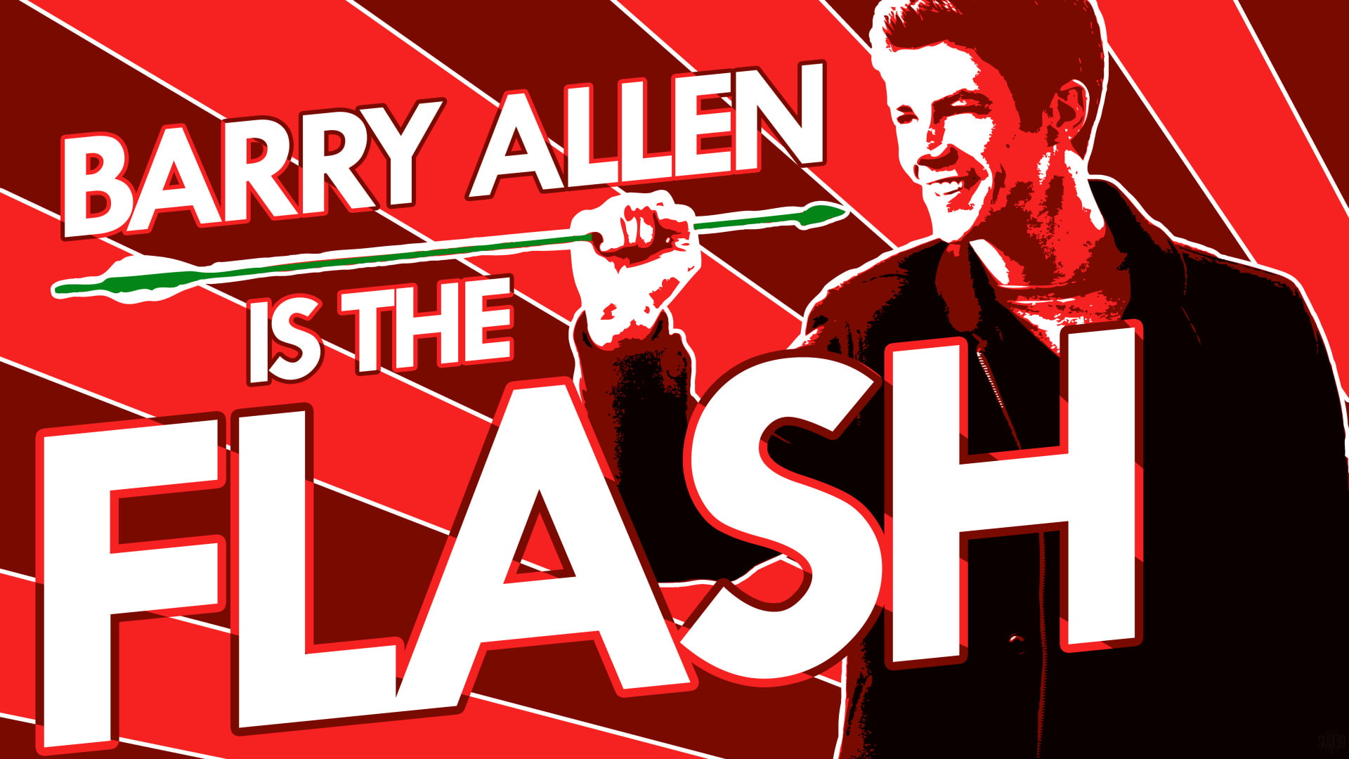Flash, Grant Gustin, TV Show, Barry Allen, Red, 1080P, The Flash (2014), HD Wallpaper
