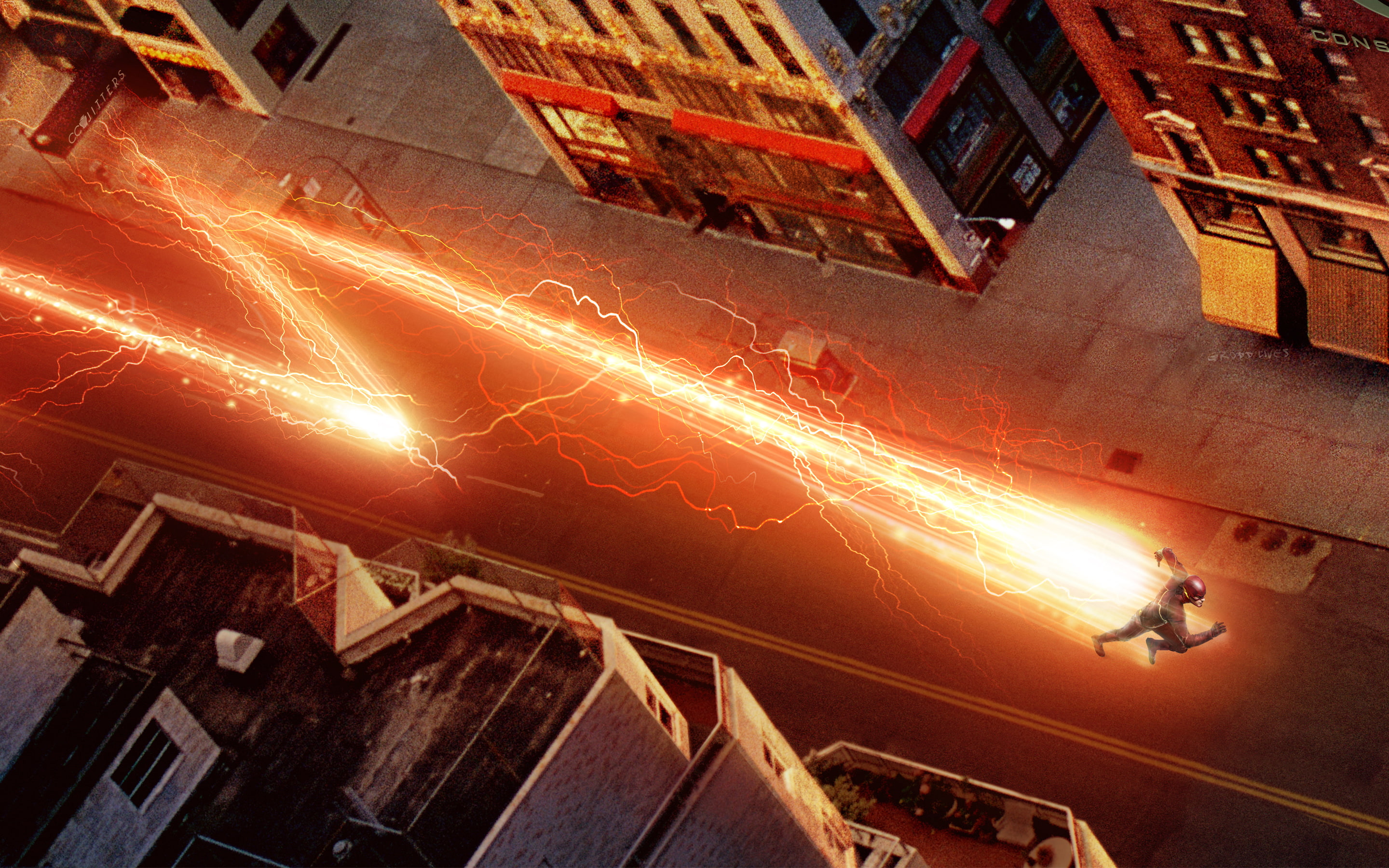 Barry Allen, Grant Gustin, The Flash (2014), 2K, Flash, TV Show, HD Wallpaper