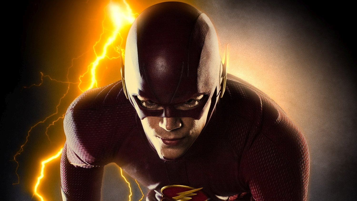 portrait, furious, Grant Gustin, adult, fear, Barry Allen, focus on shadow, evil, TV Show, communication, studio shot, indoors, 720P, warning sign, one person, HD Wallpaper