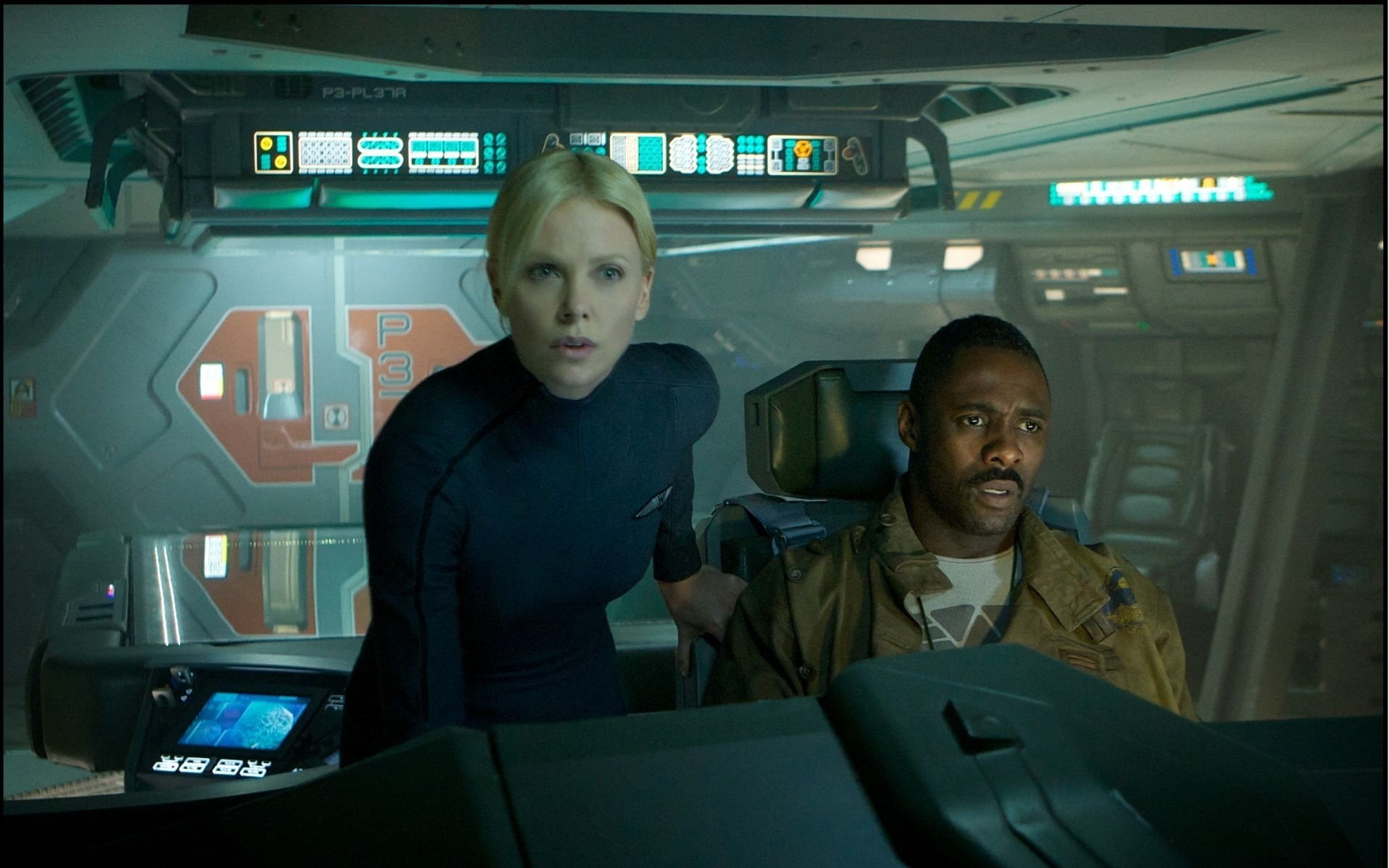 Charlize Theron, Prometheus, Alien, Idris Elba, 1080P, HD Wallpaper
