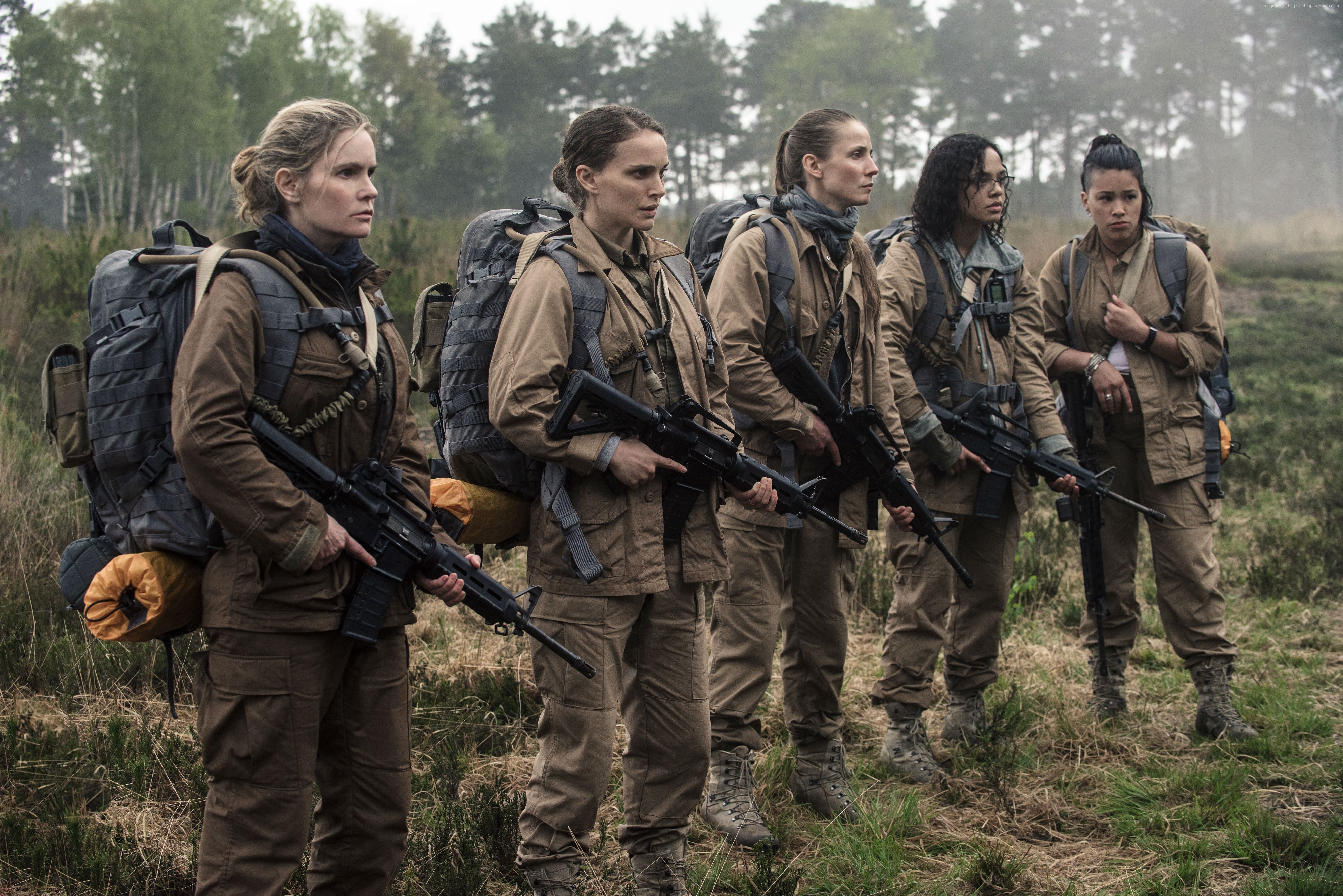 Jennifer Jason Leigh, Gina Rodriguez, 4K, Annihilation, Tessa Thompson, Natalie Portman, Tuva Novotny, 4K, HD Wallpaper