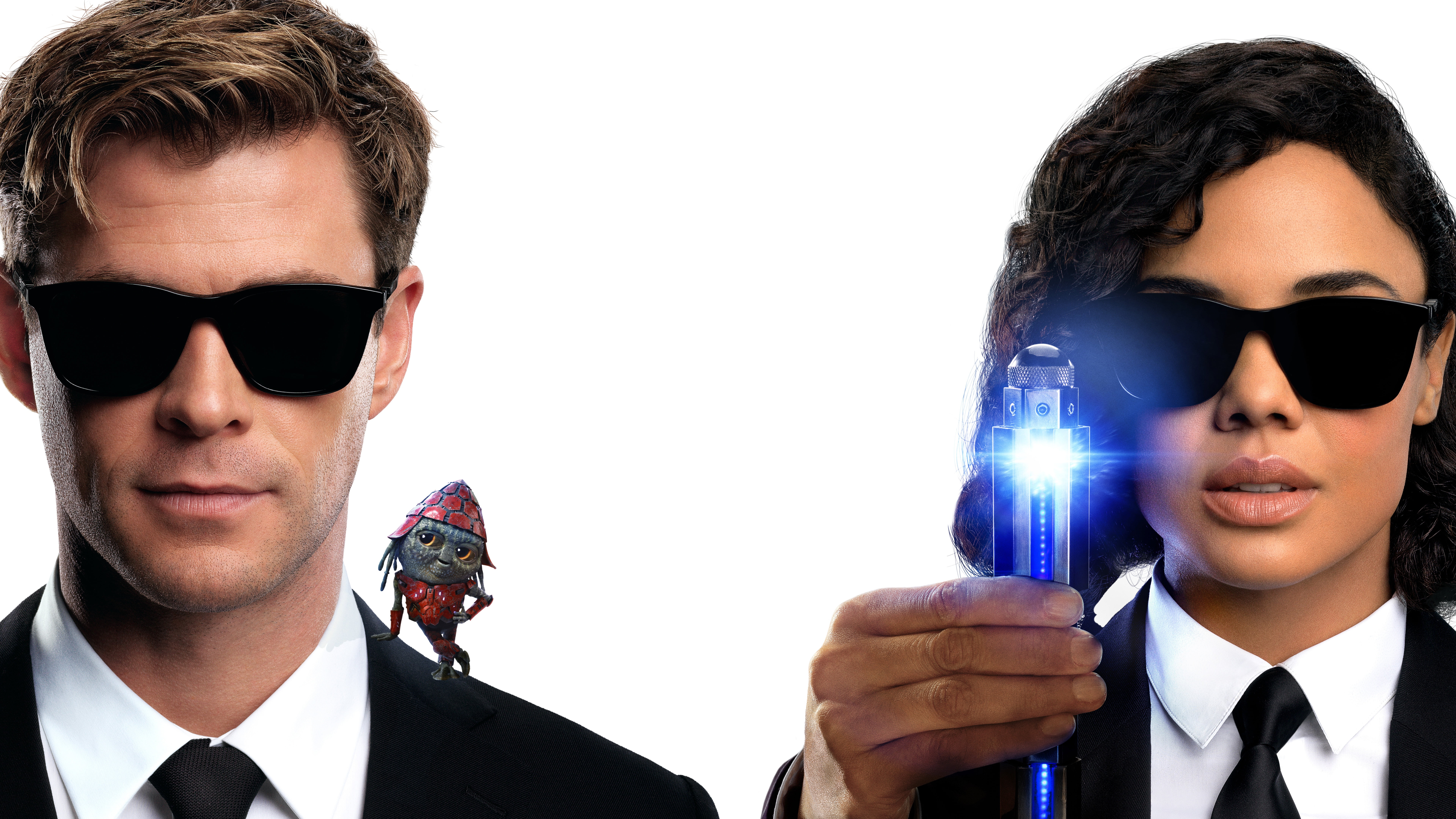 Men in Black: International, Tessa Thompson, Chris Hemsworth, 8K, Movie, HD Wallpaper