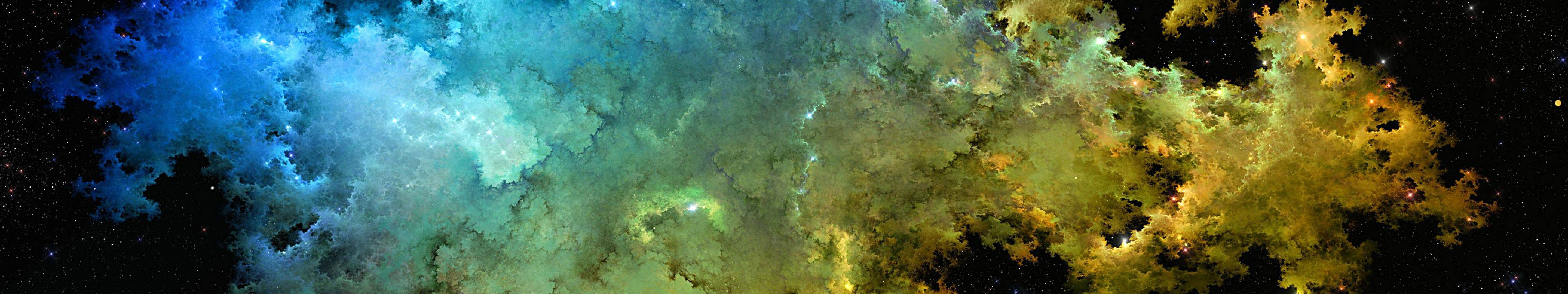 5K, triple, monitor, screen, HD Wallpaper