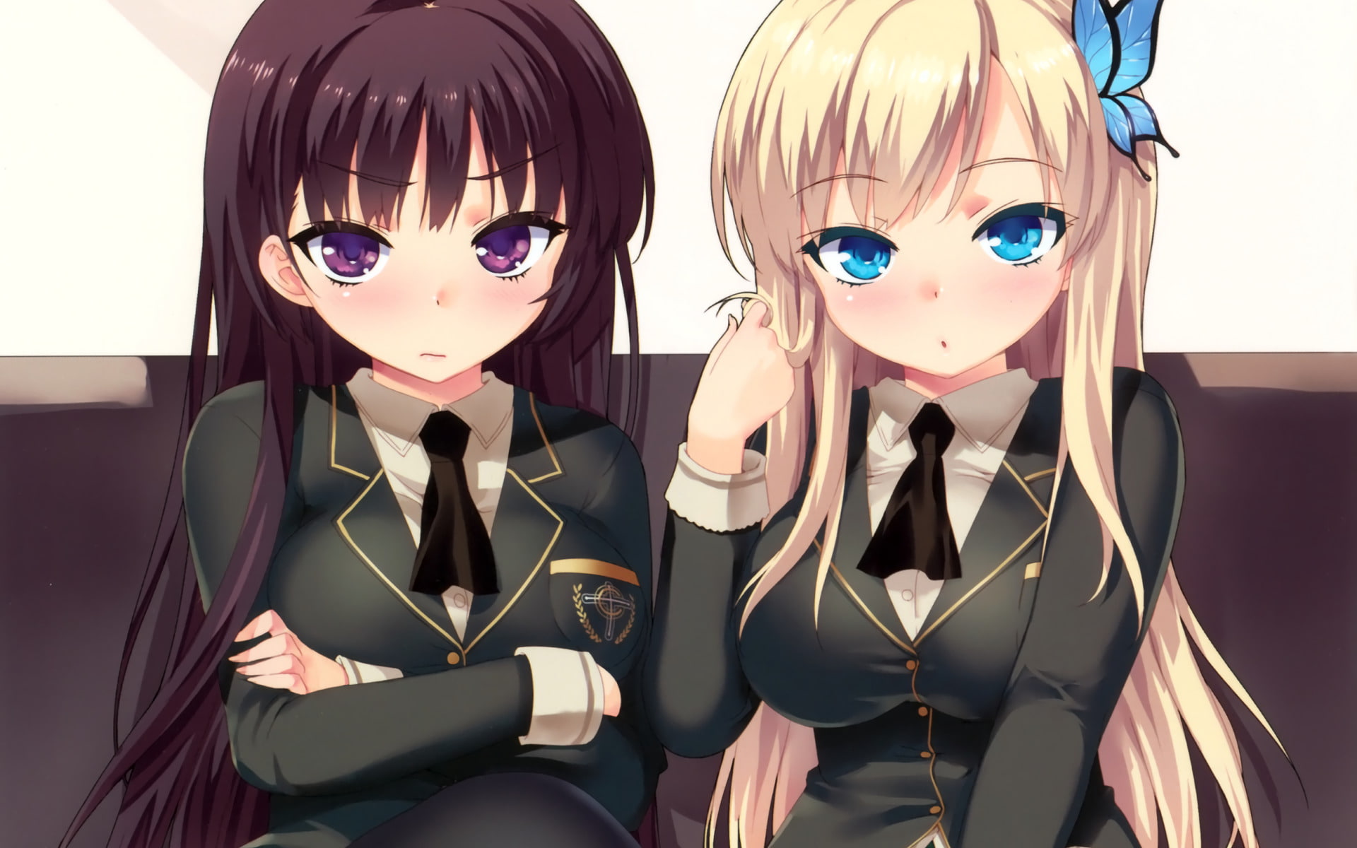 1080P, Boku Wa Tomodachi Ga Sukunai, Anime, Sena Kashiwazaki, Yozora Mikazuki, HD Wallpaper