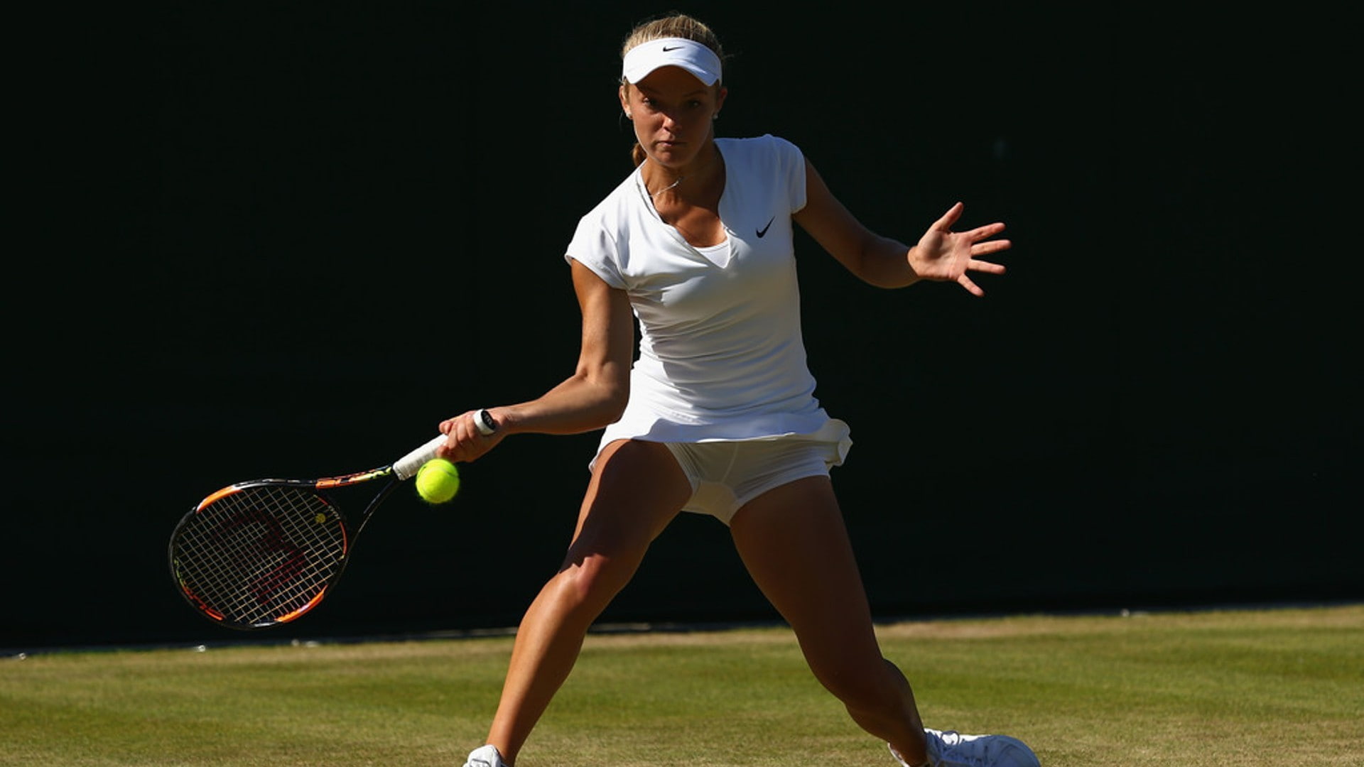 women, Katie Swan, tennis, 1080P, tennis rackets, HD Wallpaper