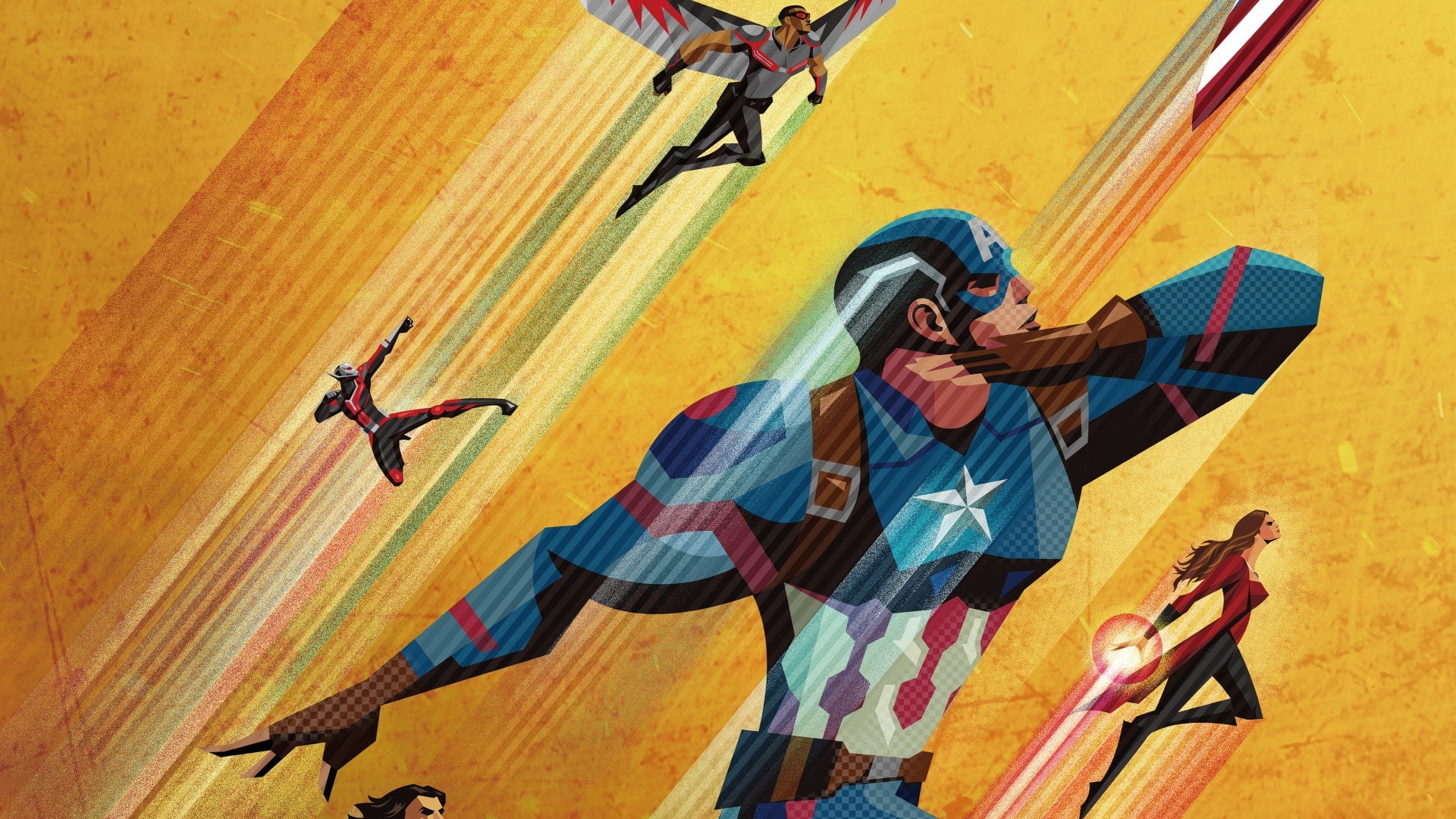 Marvel Heroes, Captain America: Civil War, 1080P, HD Wallpaper