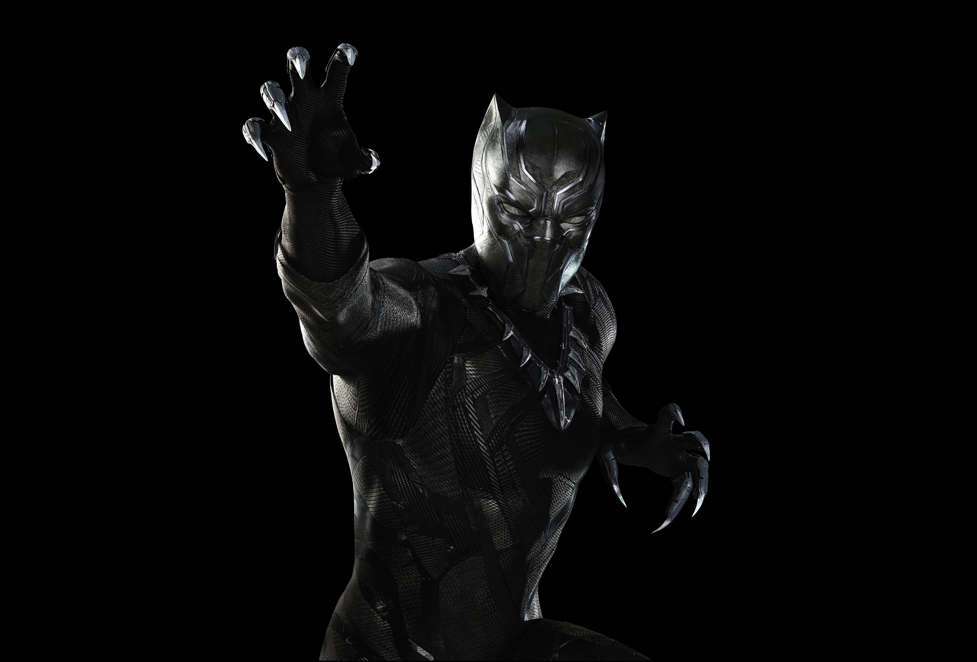 arms raised, cut out, human representation, black background, statue, sculpture, studio shot, male likeness, craft, representation, front view, captain america 3 civil war 4k pc  download, HD Wallpaper