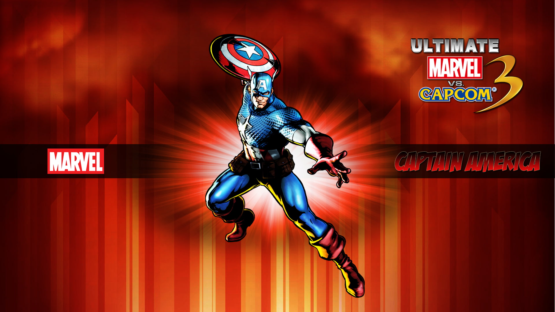 Marvel Vs. Capcom 3, Captain America, 1080P, HD Wallpaper