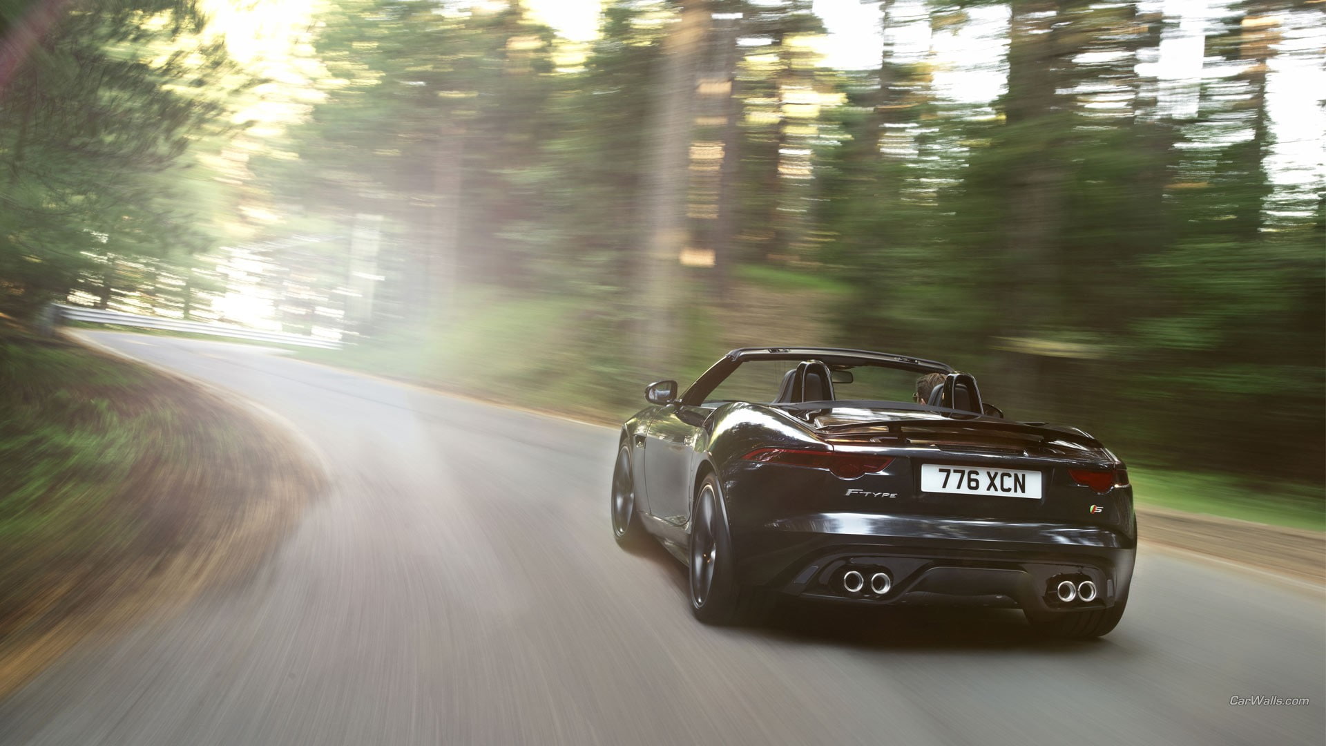 road, speed, outdoors, activity, road trip, luxury, recreational pursuit, Jaguar F-Type, day, 1080P, mode of transportation, motion, sport, car, driving, HD Wallpaper