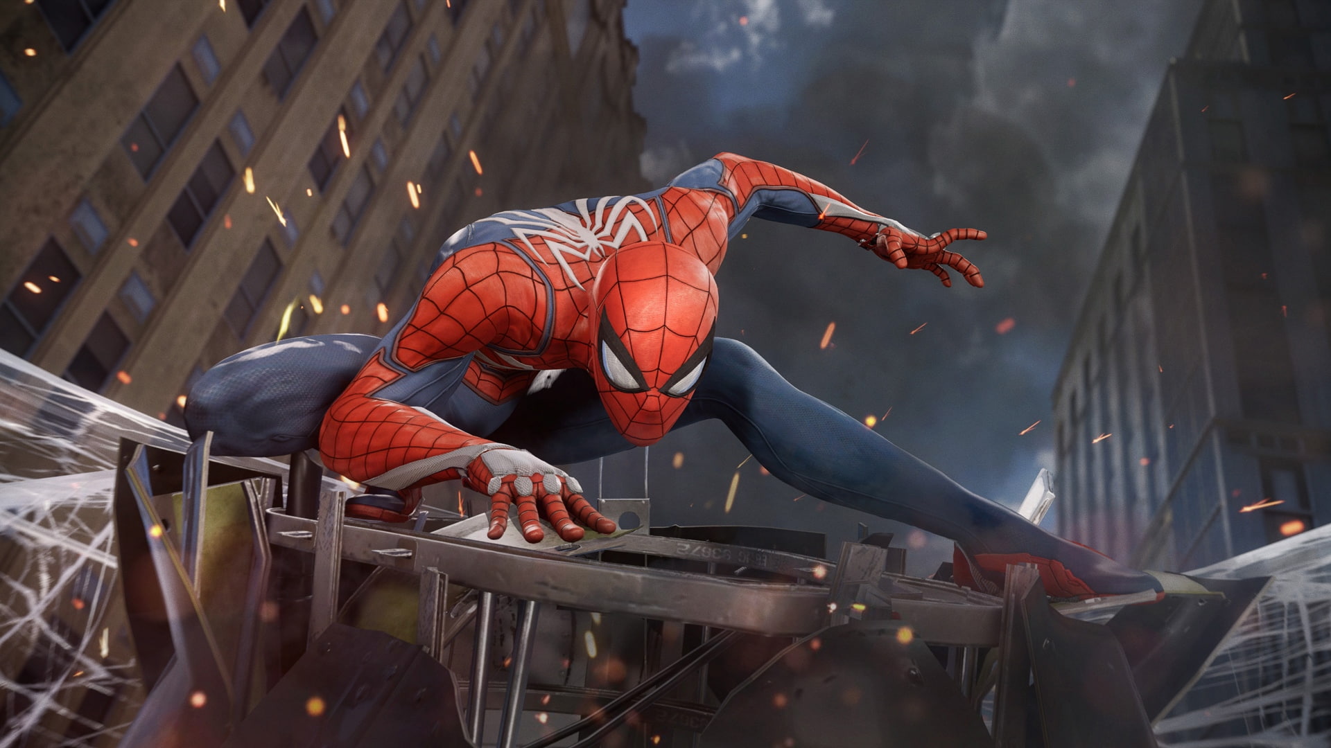 video games, 1080P, Spider-Man, Spider-Man (2018), HD Wallpaper