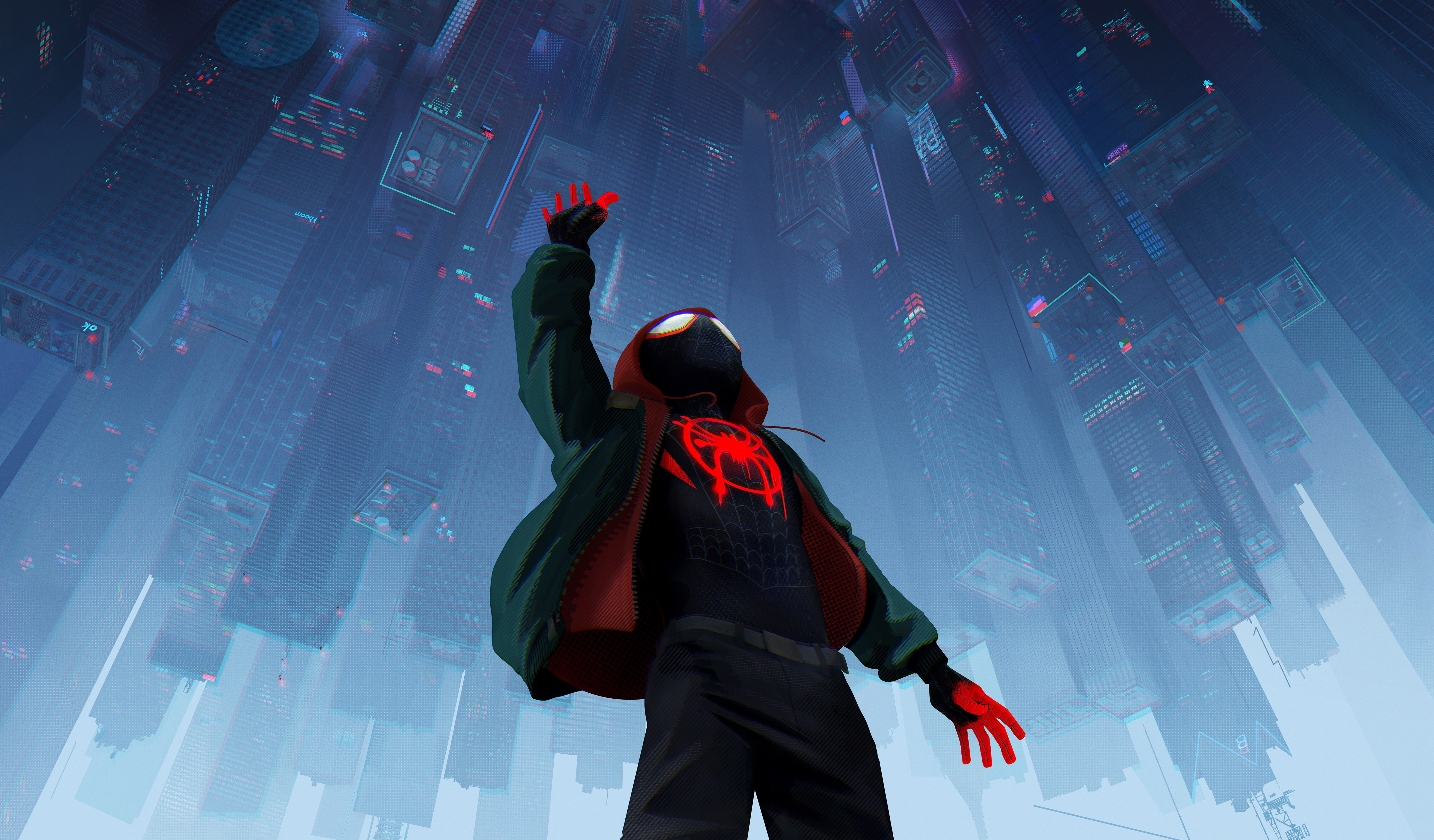 man, verse, official, spider, 5K, poster, HD Wallpaper