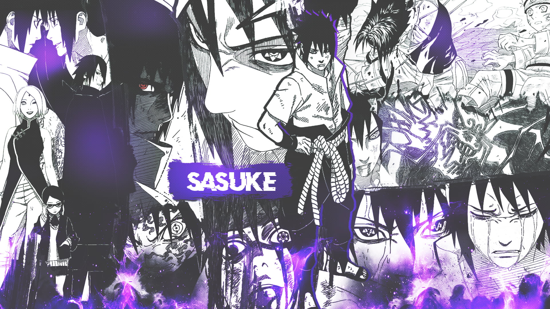 anime boys, 1080P, anime, Naruto Shippuuden, manga, Uchiha Sasuke, HD Wallpaper