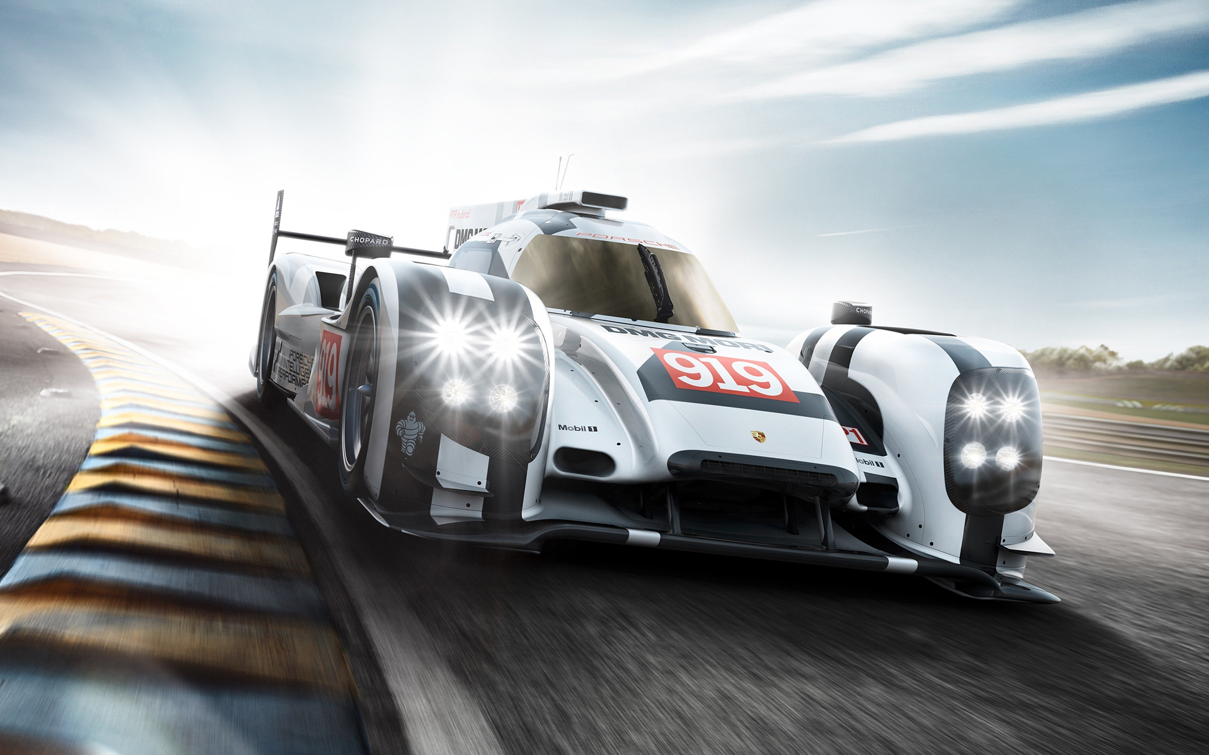 vehicle, germany, lmp1, porsche, hybrid, classic, racing, 2014, 4000x2500, race, 4K, 919, car, le mans, HD Wallpaper