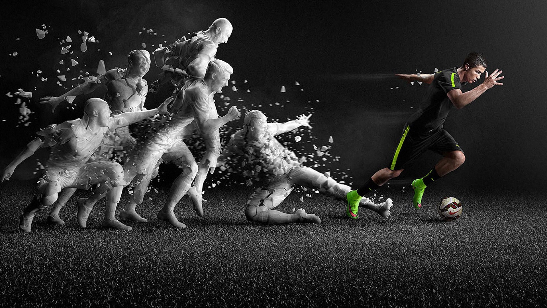 people, young adult, adult, women, clothing, sports clothing, athlete, 1080P, sport, black background, group of people, creativity, strength, grass, togetherness, HD Wallpaper
