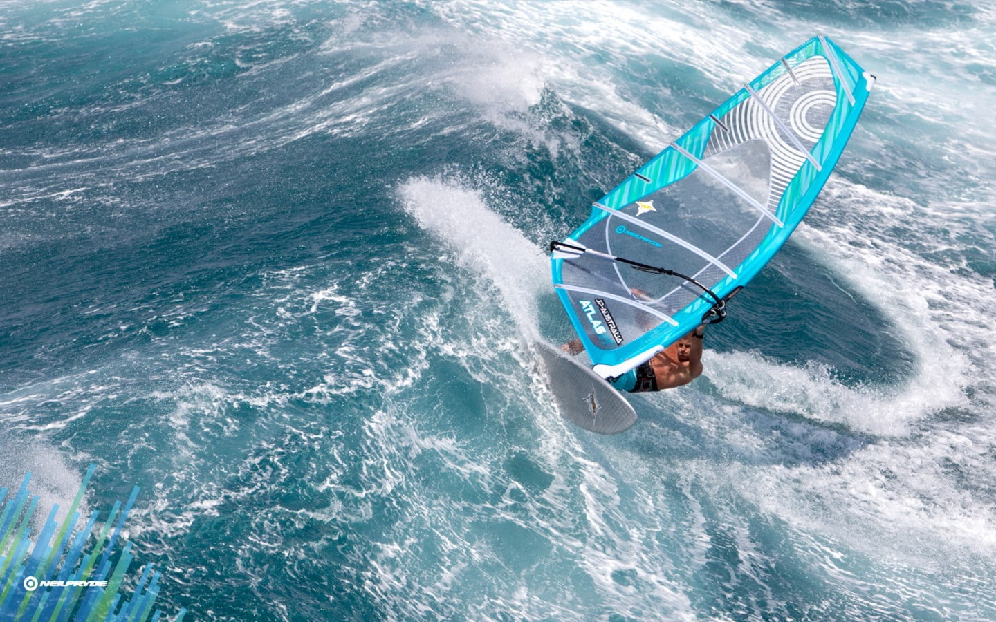 windsurfer, water, sport, sports, Extreme, art, 720P, sail, hd, ocean, sea, HD Wallpaper