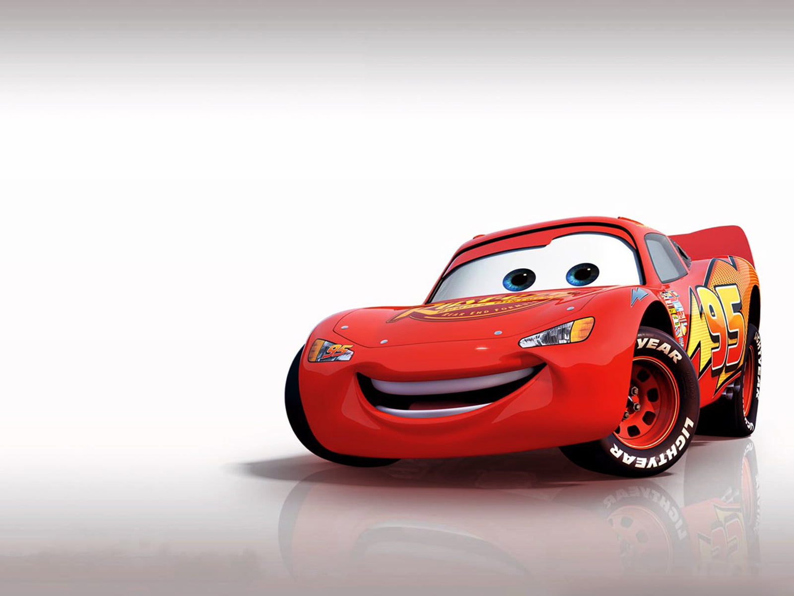 cartoon, white background, representation, car, plastic, 720P, motor vehicle, close-up, digital, no people, fun, land vehicle, toy car, mcqueen, ferrari, HD Wallpaper