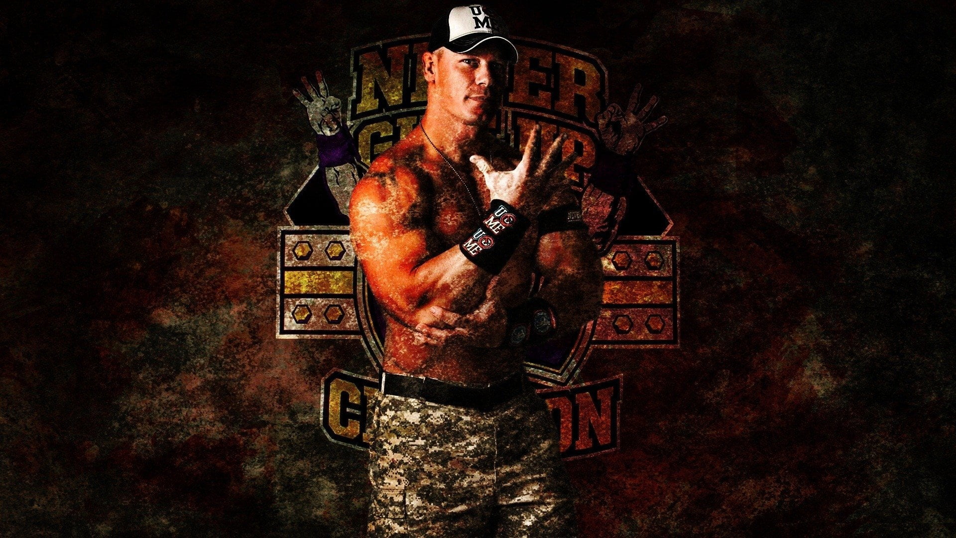 WWE, portrait, real people, army, indoors, old, characters, color Image, John Cena, armed Forces, dirty, men, people, metal, arts And Entertainment, cena, HD Wallpaper