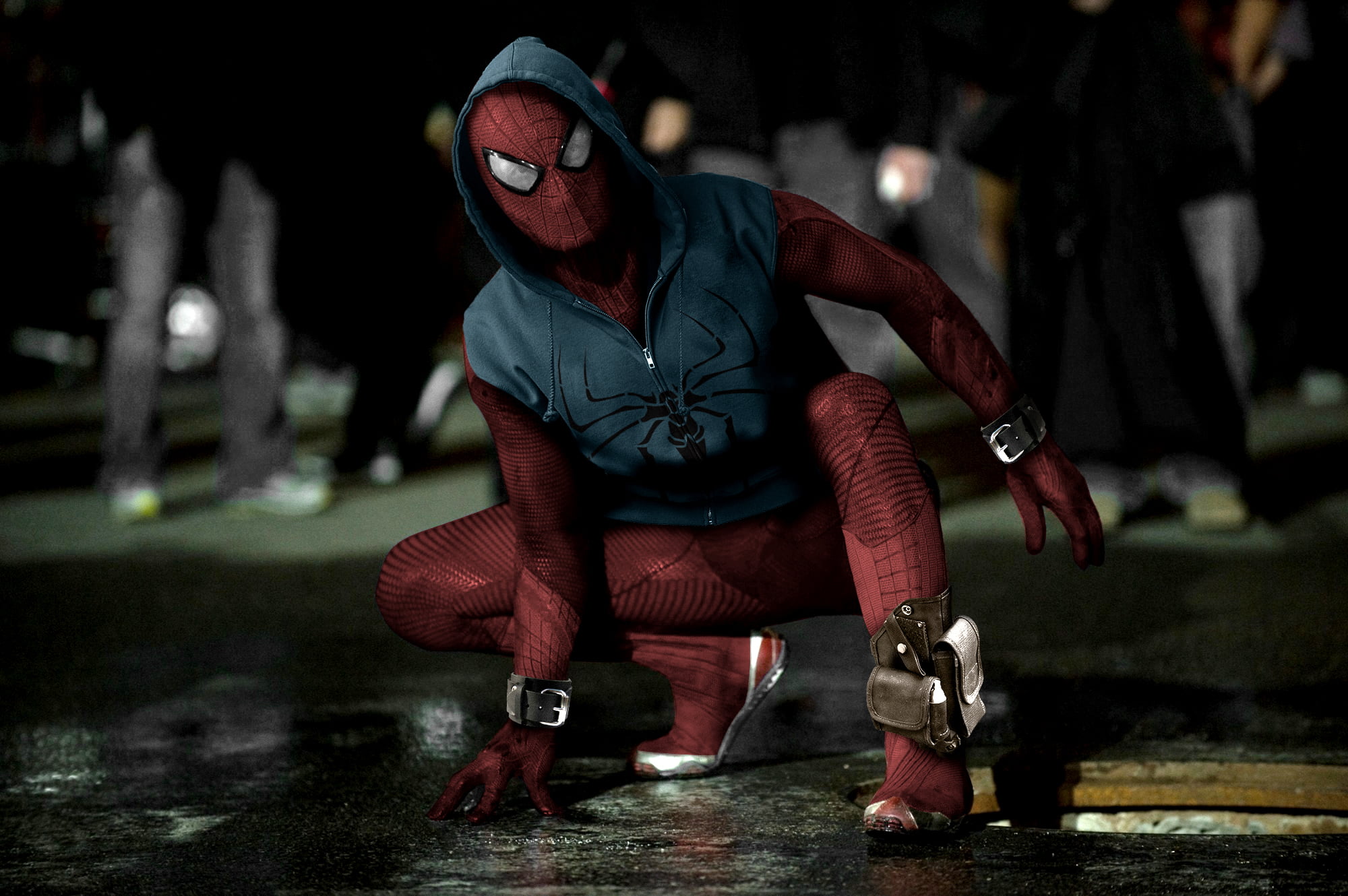 casual clothing, Marvel Comics, athlete, lifestyles, clone, illustration, competition, exercising, people, muscular Build, action, sports Training, holding, HD Wallpaper