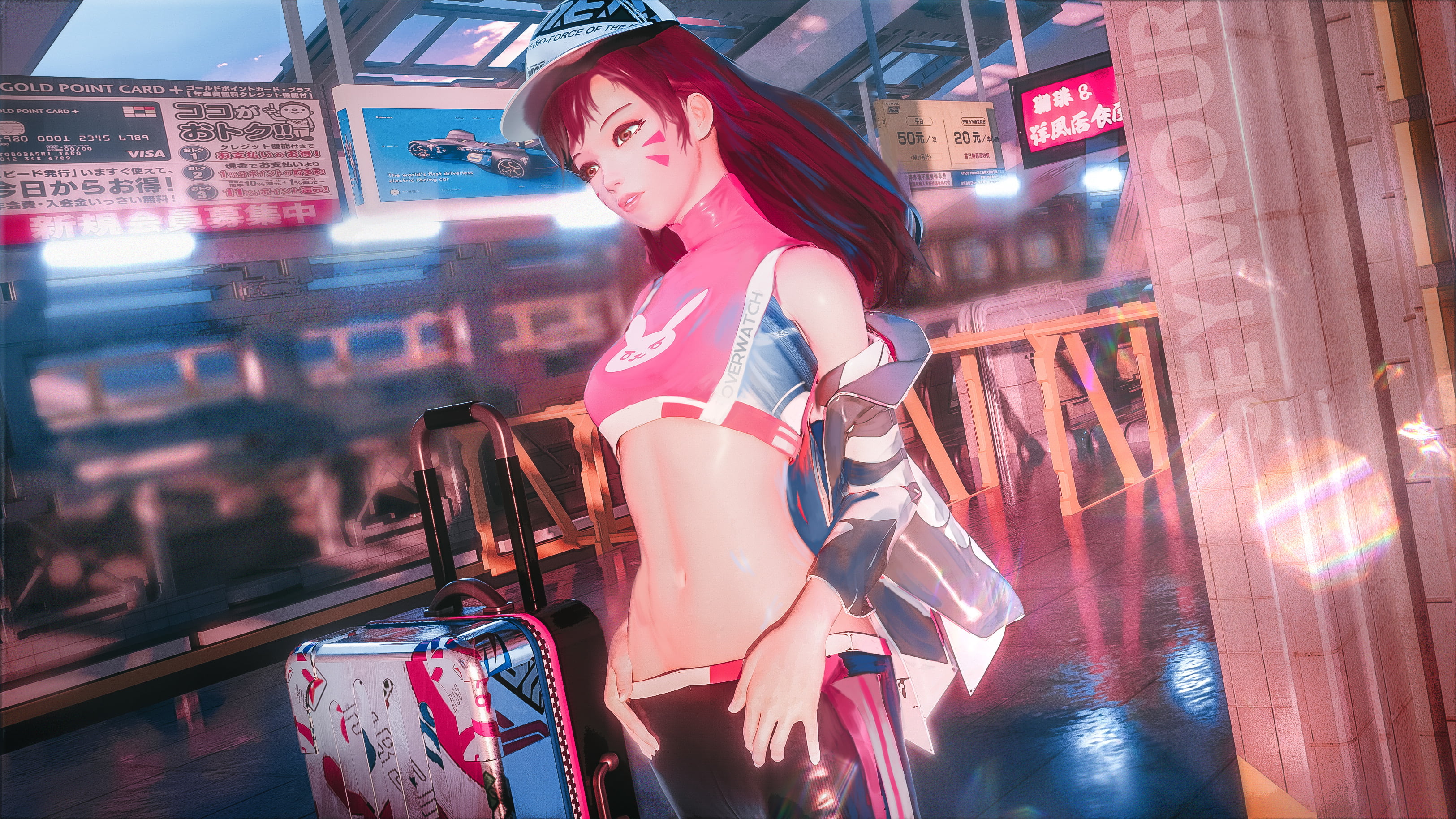 video game art, D.Va (Overwatch), Seymour, 2K, Overwatch, HD Wallpaper