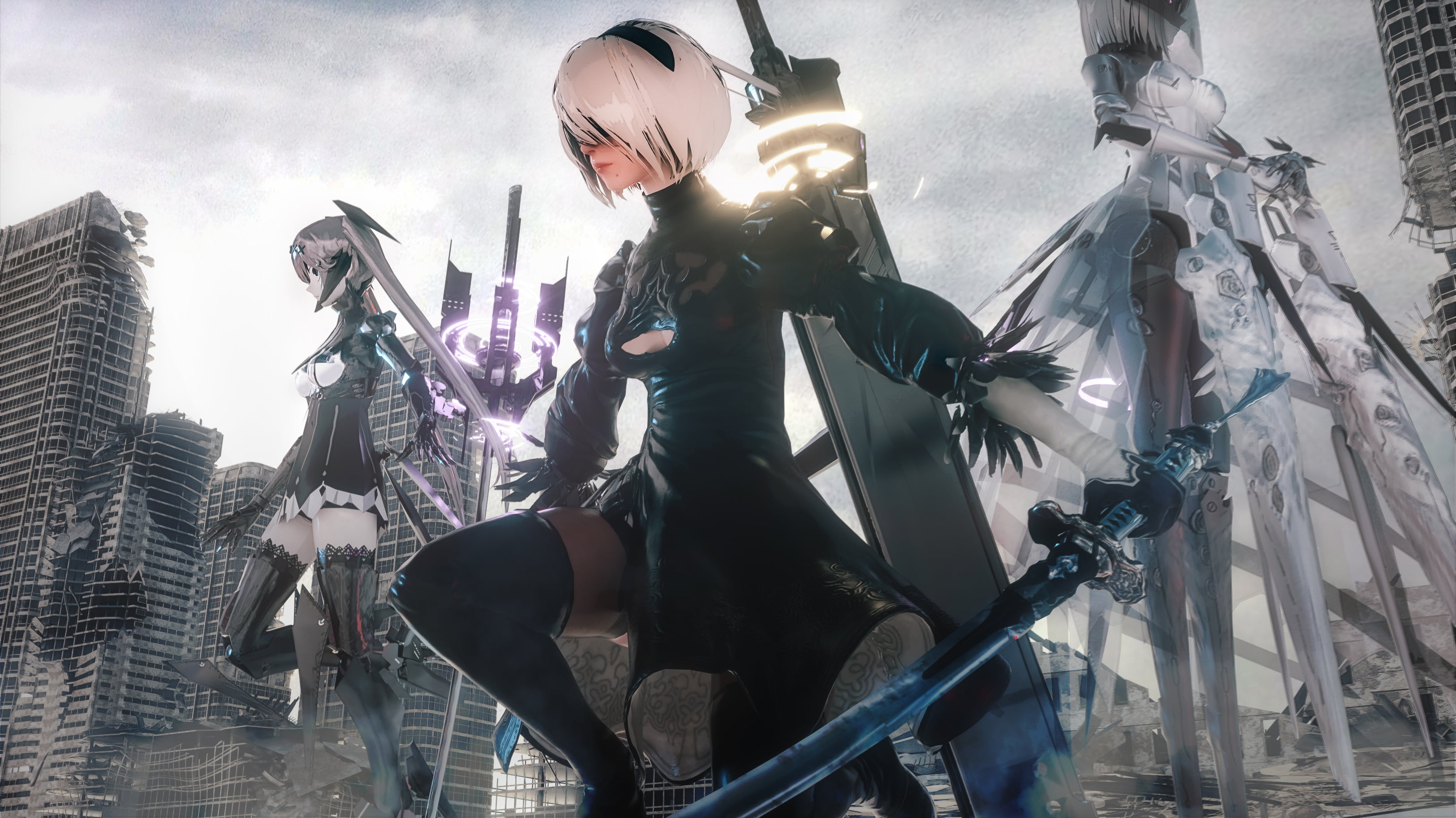 2K, Seymour, Nier: Automata, video game art, YoRHa Type A No.2, NieR, HD Wallpaper