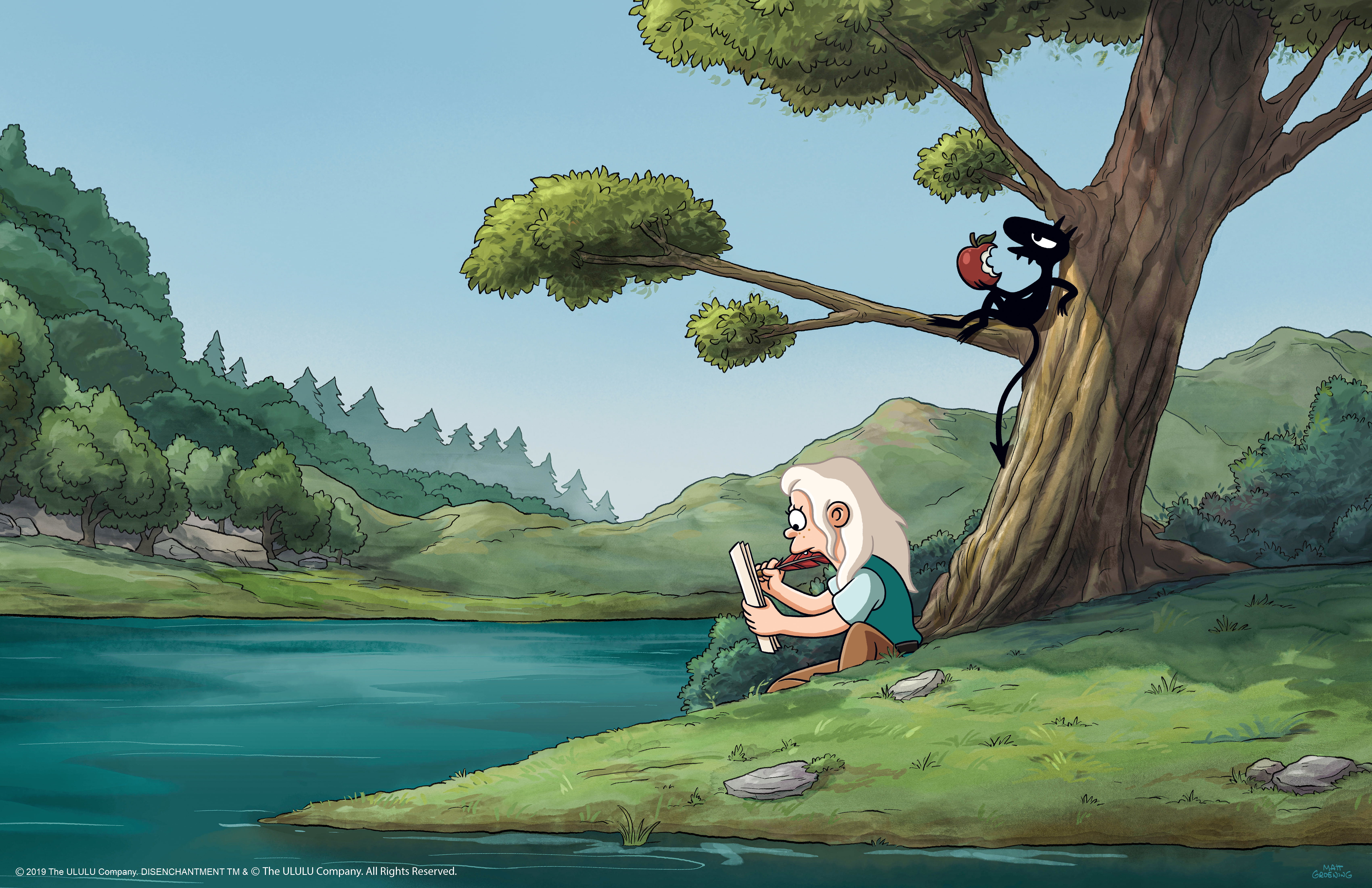 5K, TV Show, Luci (Disenchantment), Disenchantment, Bean (Disenchantment), Disenchantment (TV Show), HD Wallpaper