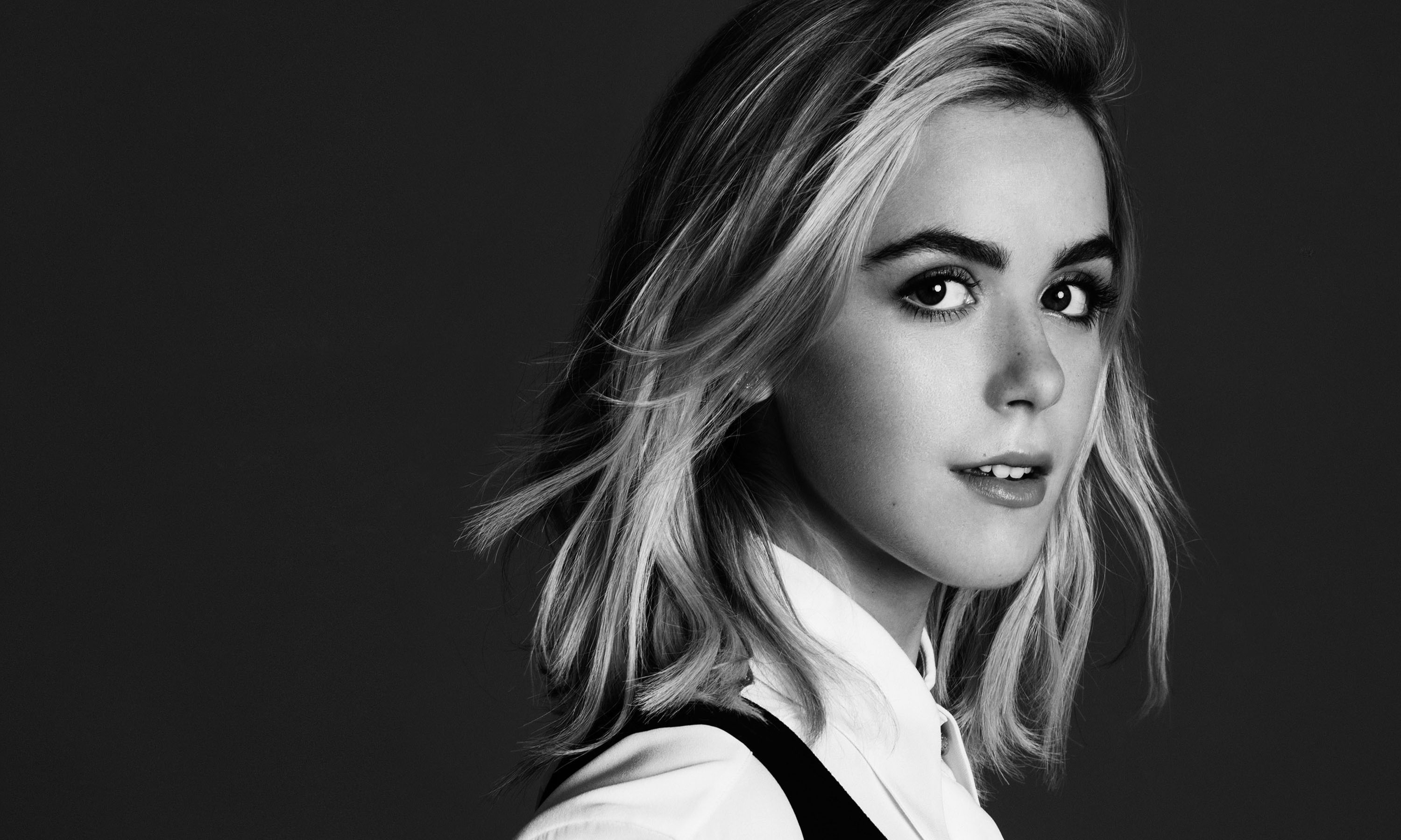 netflix, kiernan, 2K, shipka, spellman, sabrina, HD Wallpaper
